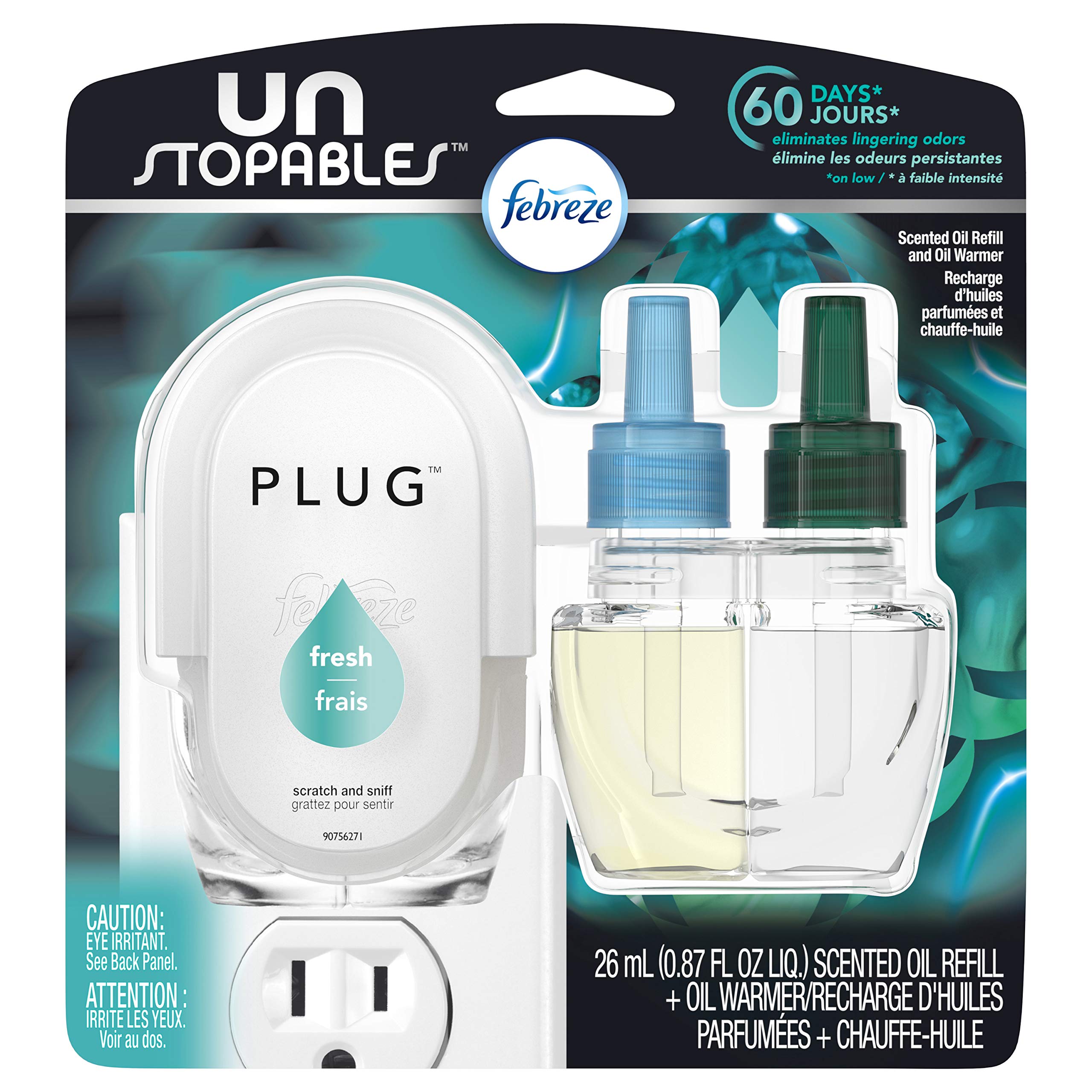 Febreze Unstopables Fresh Pluggable Scented Oil Refill