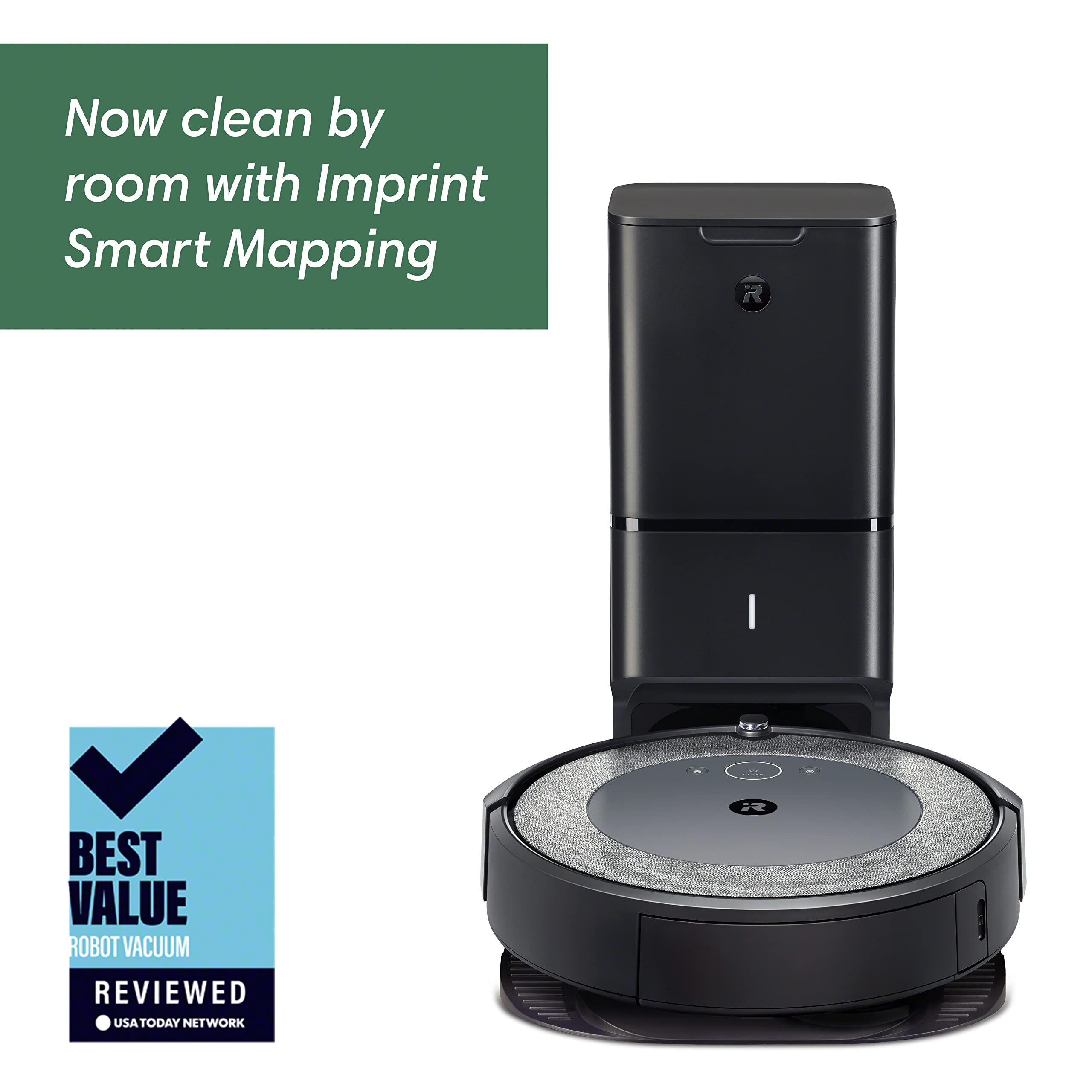 Irobot Roomba I3+ Evo (3550) Self Emptying Robot Vacuum   Now Clean By Room With Smart Mapping, Empties Itself For Up To 60 Days