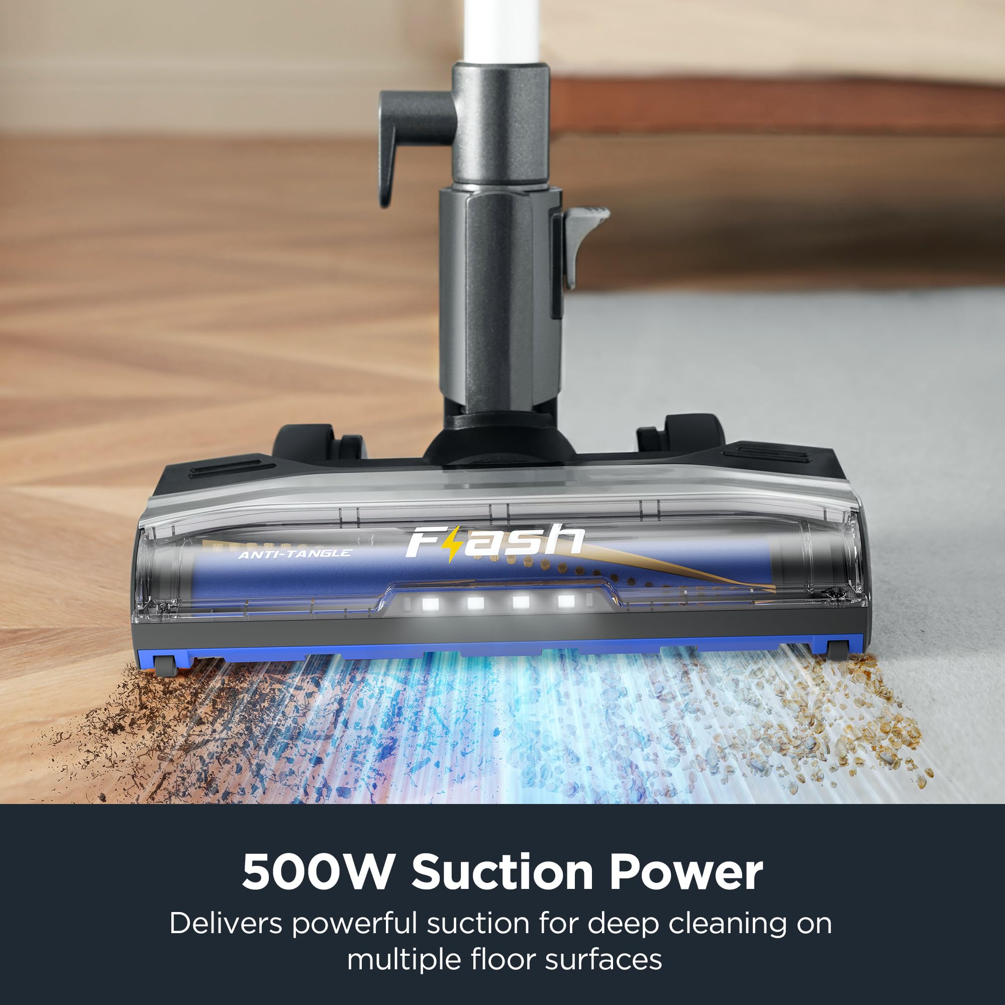 Eureka Corded Stick Home Pet Hair Lightweight Vacuum Cleaner With Powerful Suction For Carpet Tile And Hard Floor, Nes520Bl 2 In