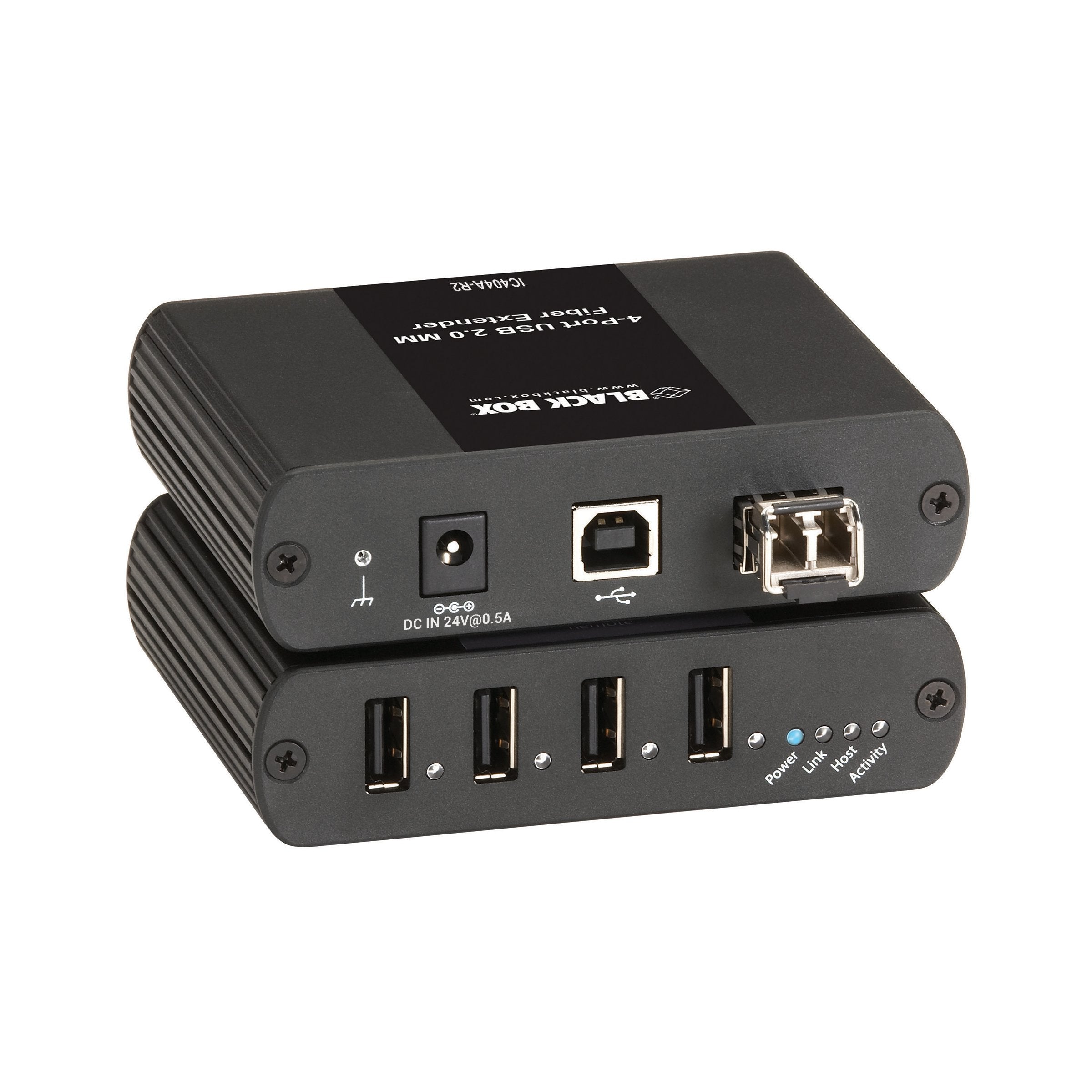 USB 2.0 Extender MM FO 4PT