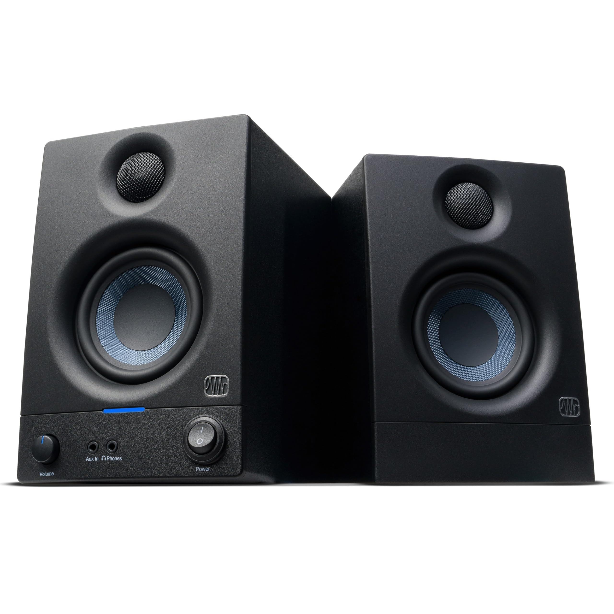 PreSonus Eris 3.5 2nd Gen HD Professional Studio Monitors with 3.5Inch Woven Composite Woofer, 1Inch SilkDome Tweeter, 50W Class AB P