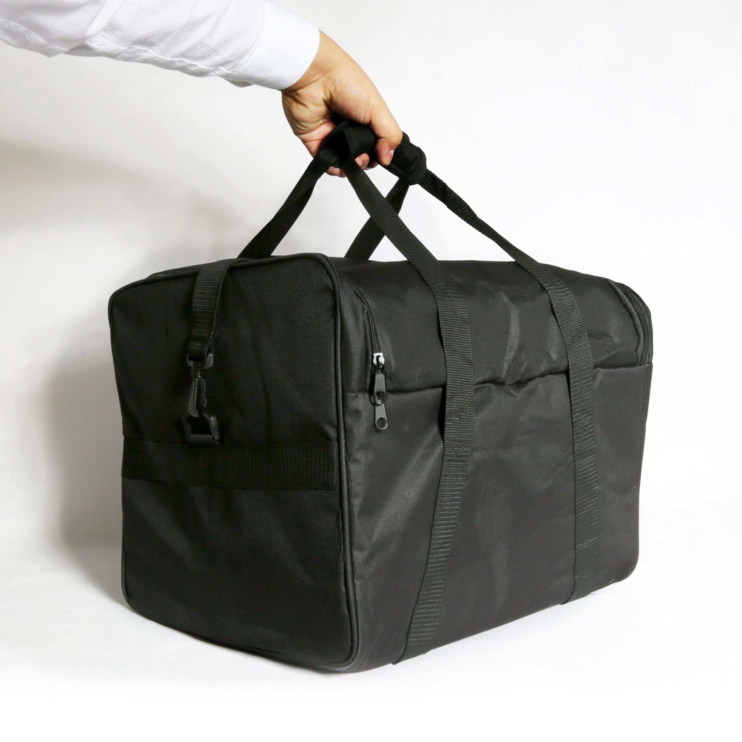 Pyle Portable Travel Compact, Fabric And Durable Fashionable Cajon Storage Bag With Convenient Handle And Stylish Zipper, Fits M