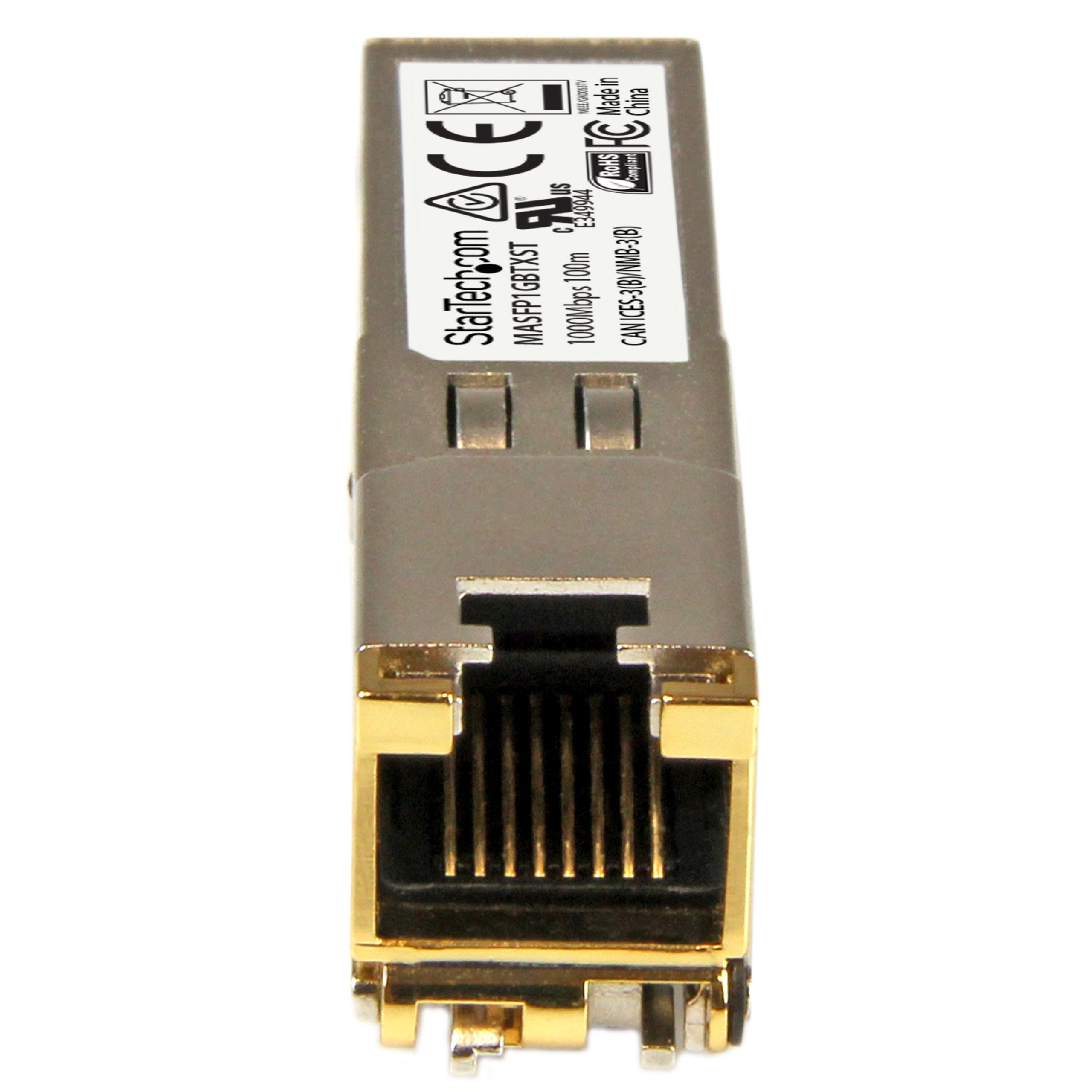 Startech.Com Cisco Meraki Ma Sfp 1Gb Tx Compatible Sfp Module   1000Base T   Sfp To Rj45 Cat6/Cat5E   10/100/1000 Mbps   Rj 45 1