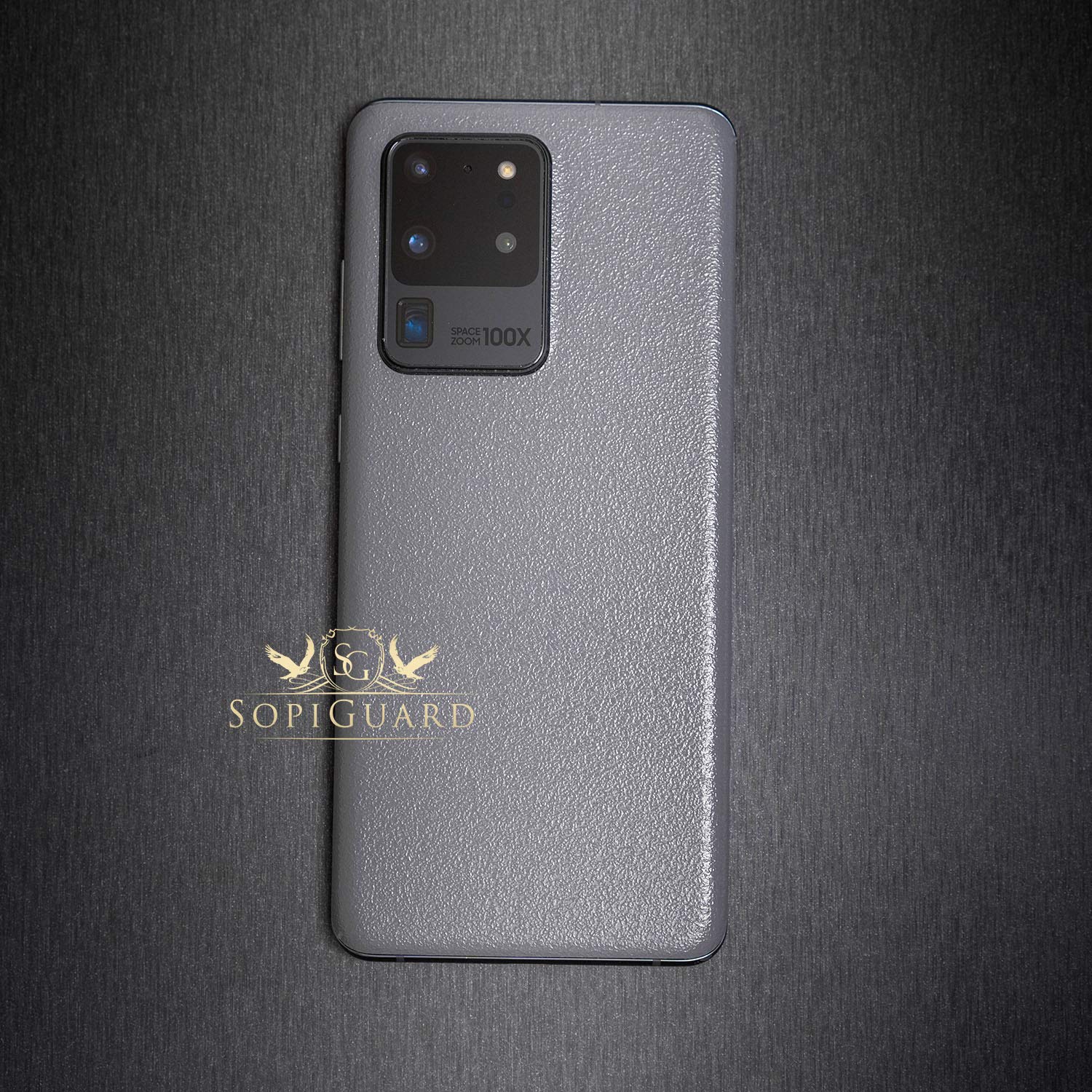 Sopiguard Sticker For Surface Duo Phone Edge To Edge Precision Vinyl Skin Wrap (Rugged Bedrock Grey)