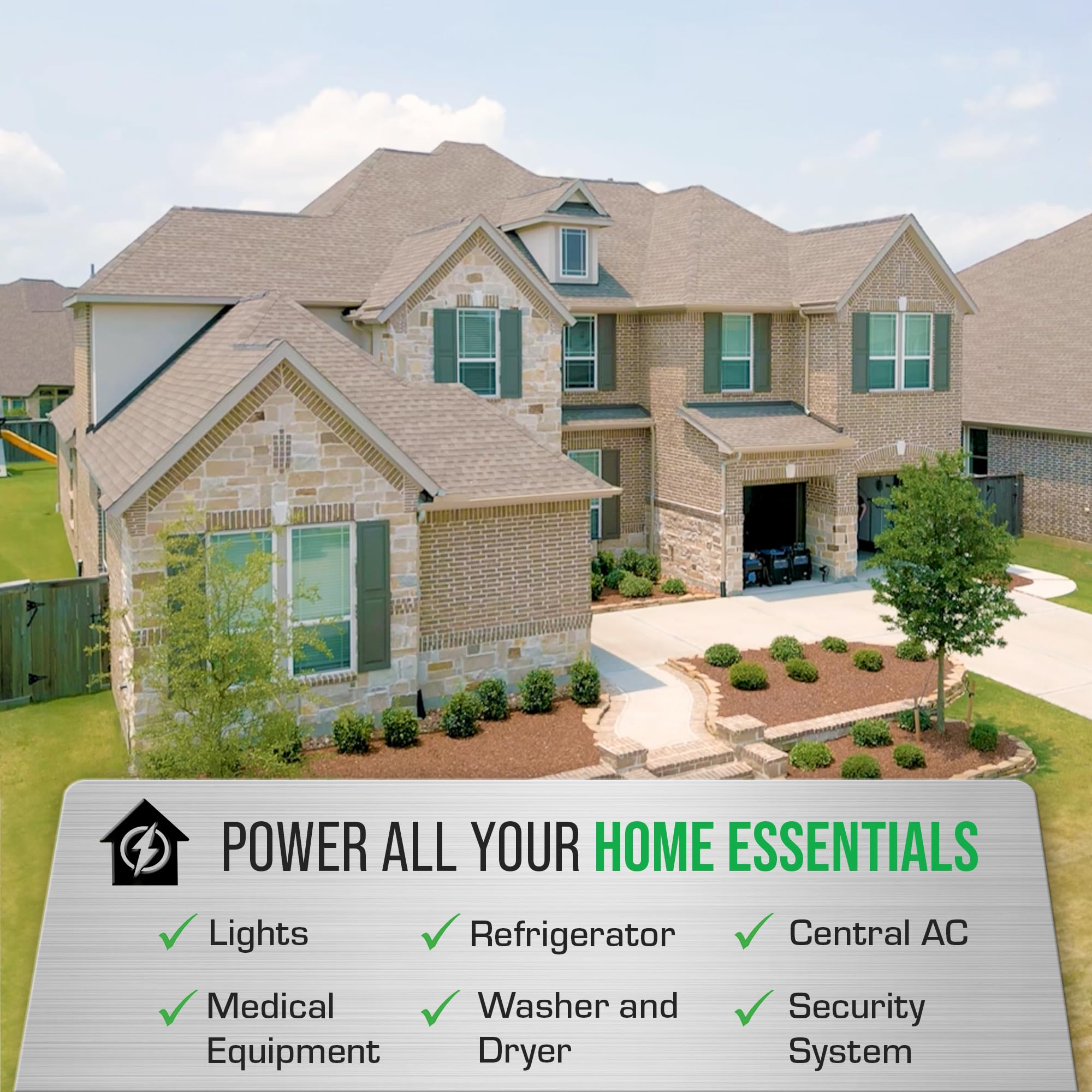 Duromax Xp16000Ih 16,000 Watt Dual Fuel Portable Home Power Backup Inverter Generator W/Co Alert