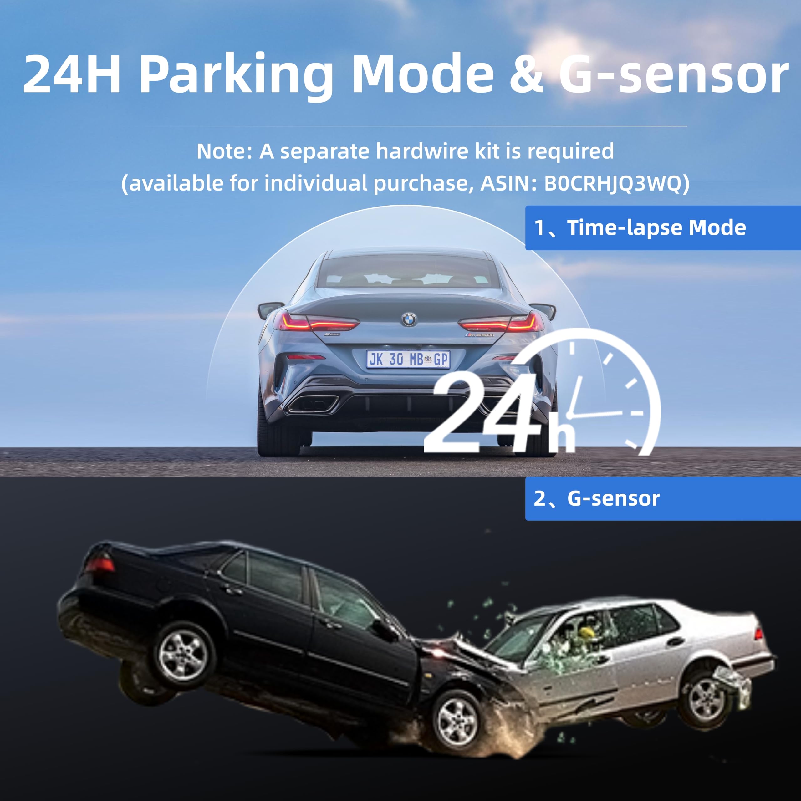 Dash Cam Front For Car 4K/2160P Dash Camera With 5G Wifi And Bluetooth App,Built In Gps 3.0'' Ips Screen Dashcam 140 Wide Angle,