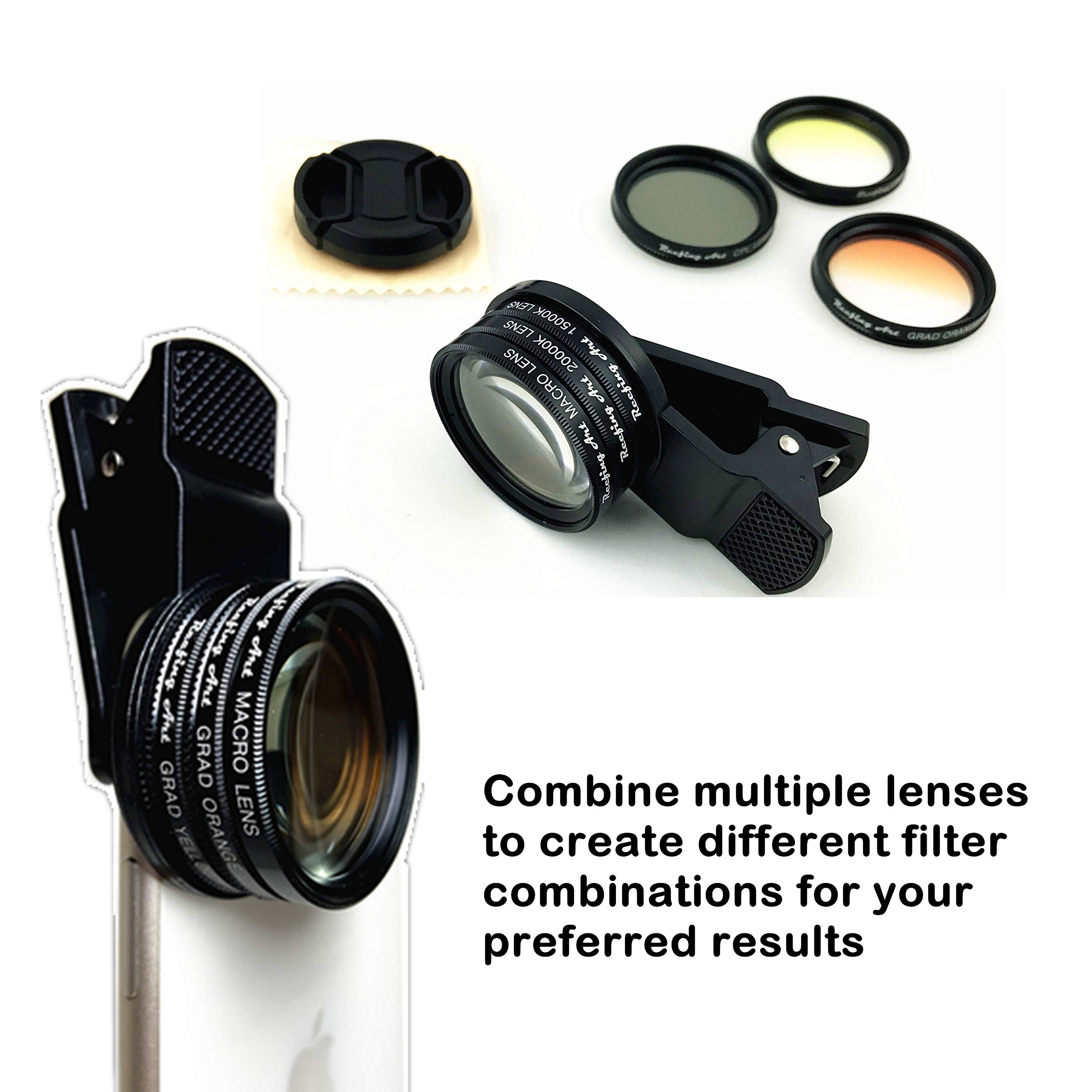 Coral View Lens Professional Photography 10 In 1 Kit 2Inch Large Reef Lenses