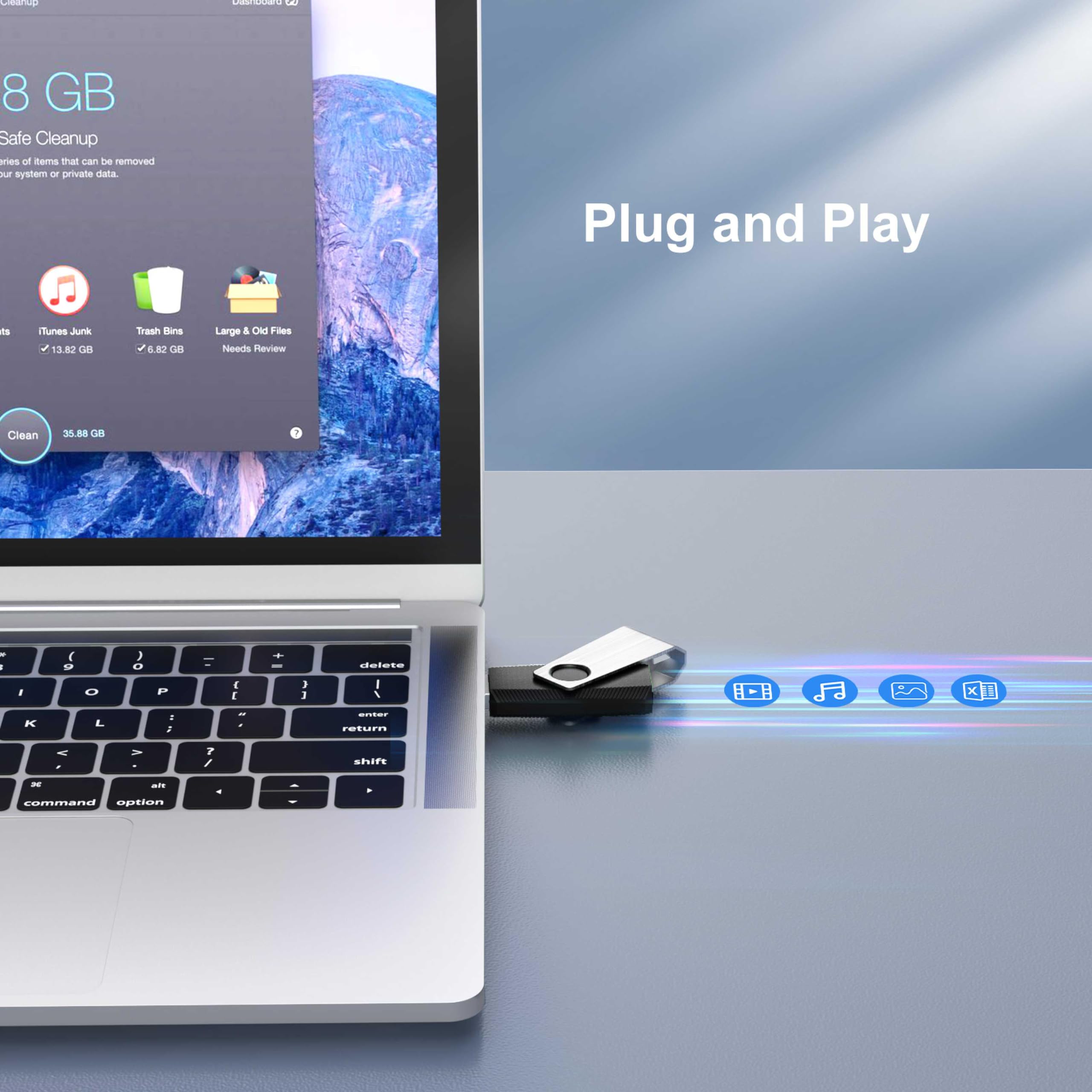 Topesel Usb Storage Flash Drive,100Pcs 8Gb Bulk Usb 2.0 Flash Drive Bulk Pack, Usb Flash Drives Memory Stick, Usb Drive Thumb Drives Usb Stick Flash Memory Stick Swivel (8G, 100 Pack, Black)