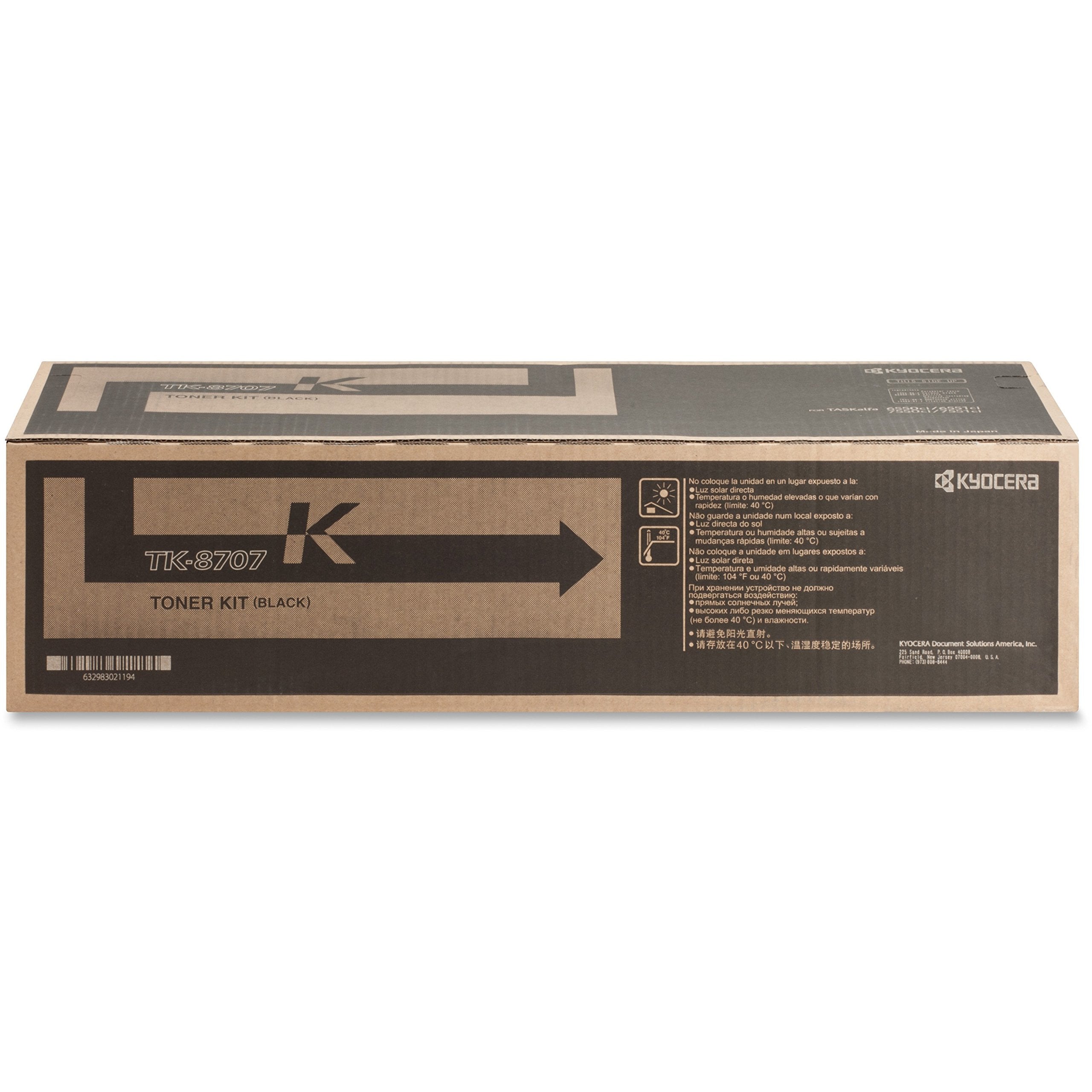 Kyocera Kyotk 8707K Toner44; Black44; 7044;000 Pages Yield
