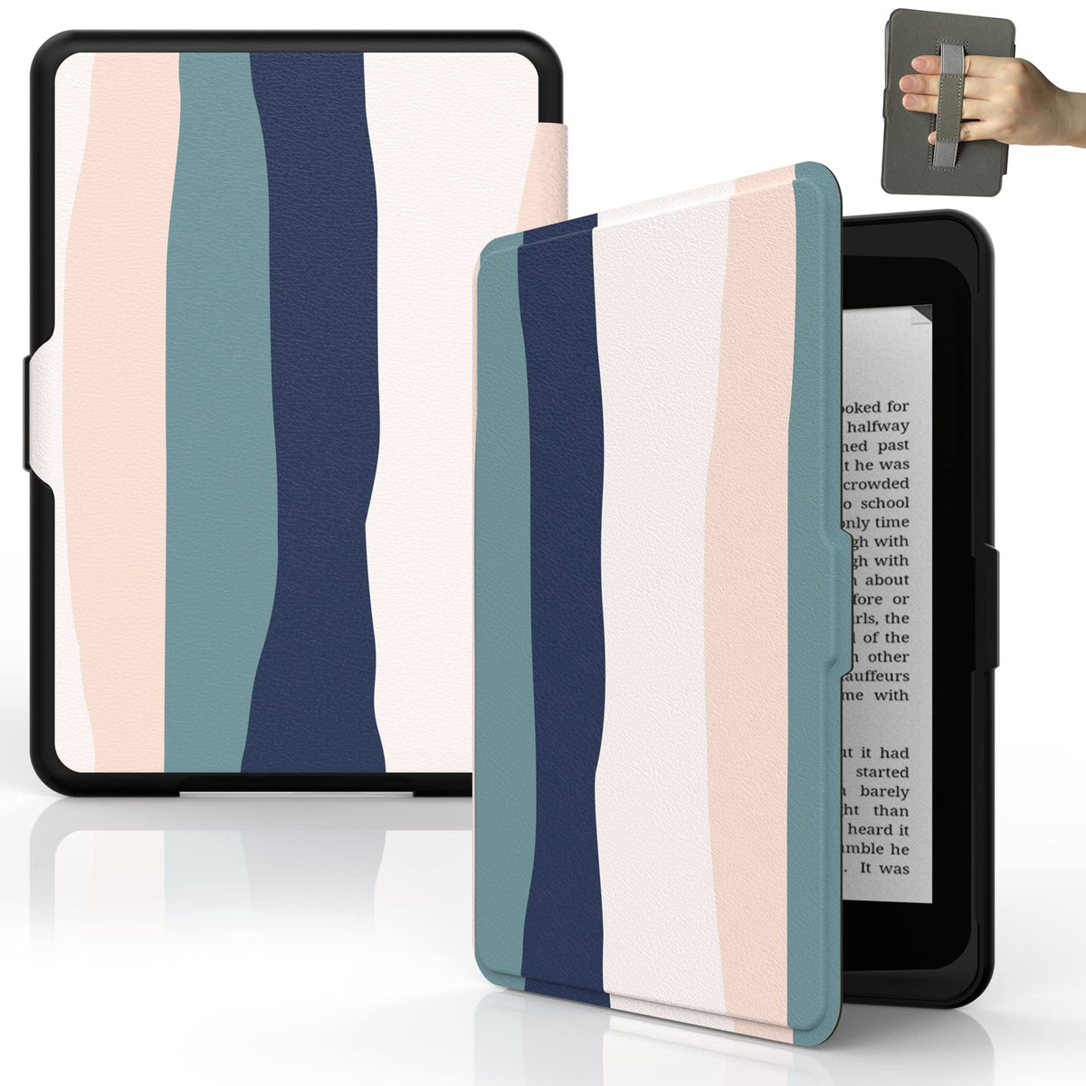 Scsvpn Case For 6 All New Kindle 11Th Generation 2022 Release (Model No. C2V2L3)   Lightweight Pu Leather Shell Cover With Auto 