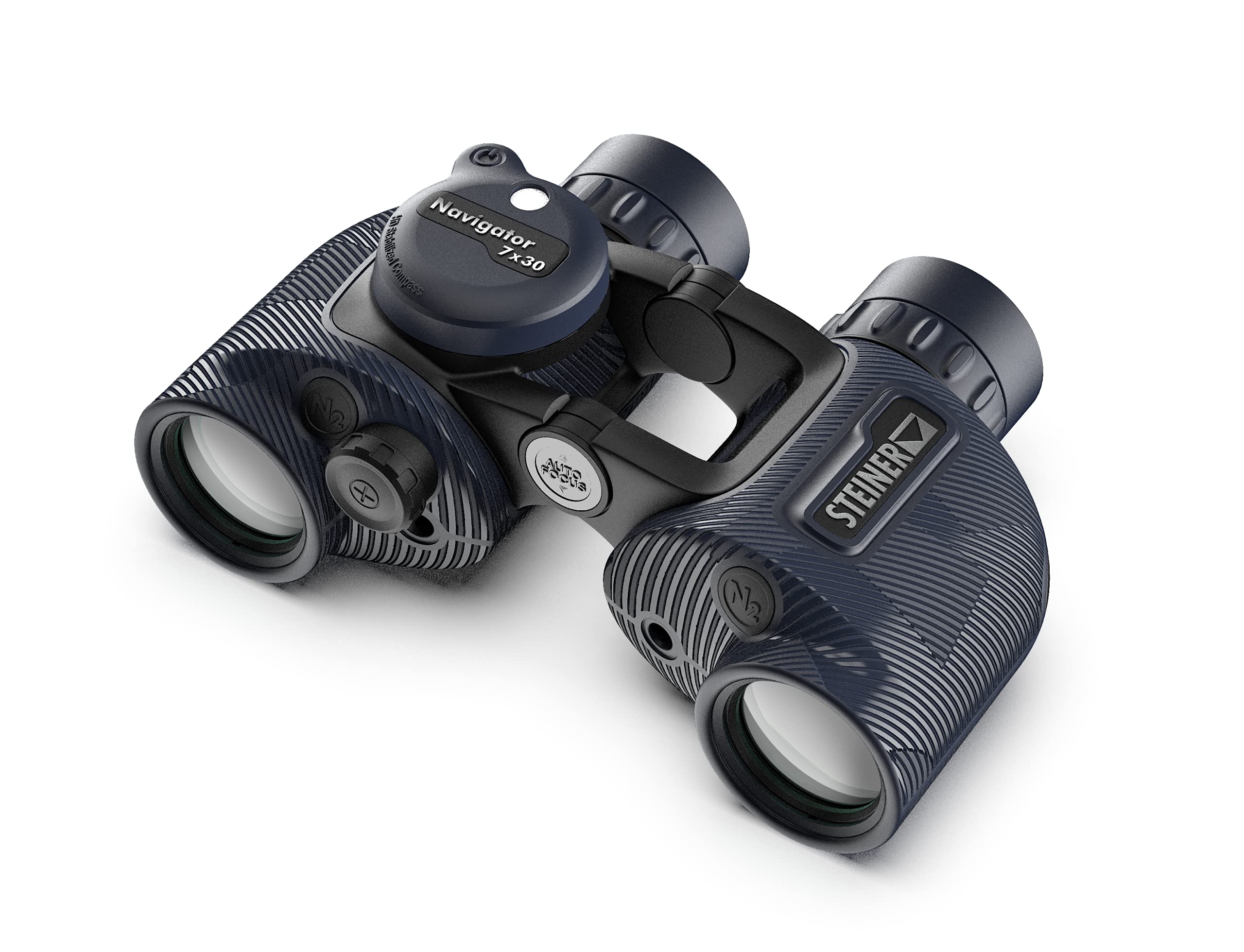 Steiner 7X30 Navigator Marine Binoculars With Open Bridge Design And Sports Auto Focus, With Compass