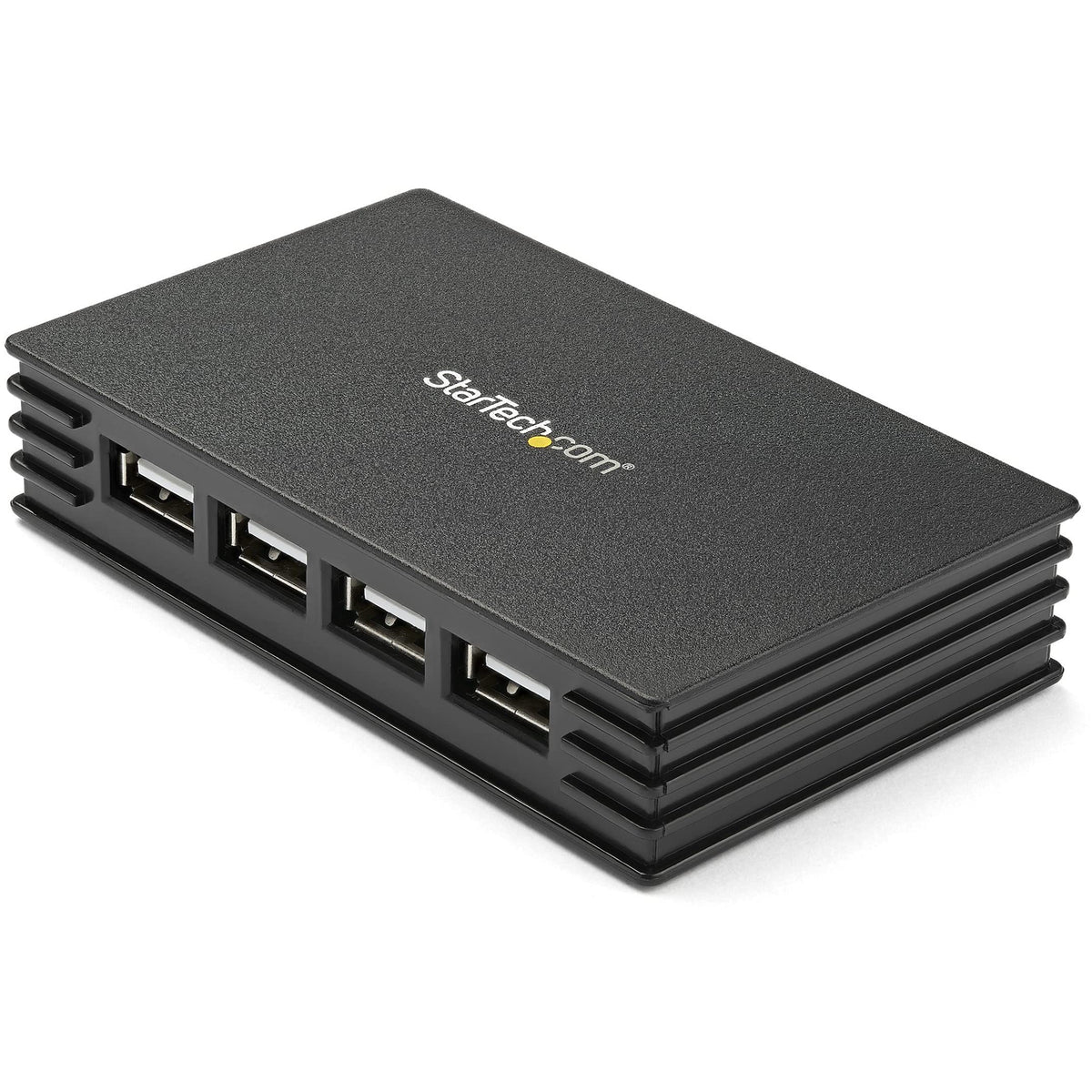 Startech.Com 4 Port Compact Black Usb 2.0 Hub   Bus Powered Or With Included Power Adapter   Portable Mac/Pc Laptop Hub (St4202U