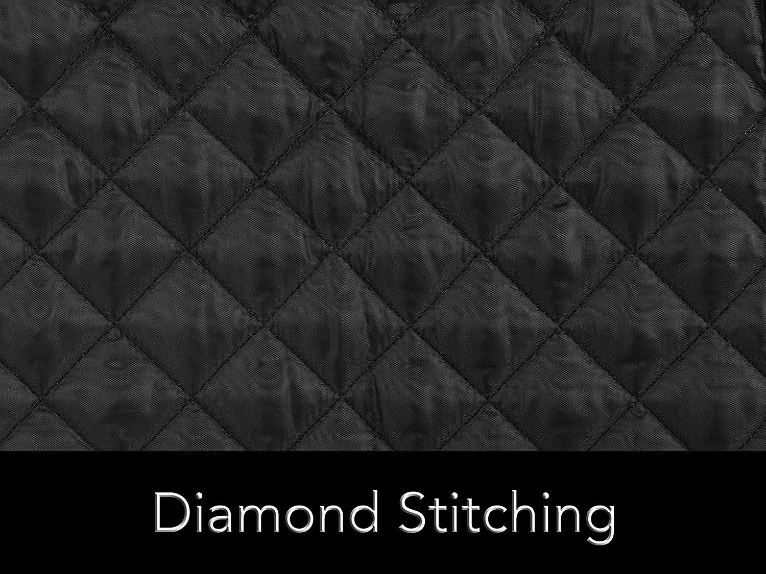 4 Slice Toaster Cover, Polyester Fabric Quilted Four Slice Toaster Appliance Dust Proof Cover For Kitchen Small Appliance Dust And Fingerprint Protection (Black)