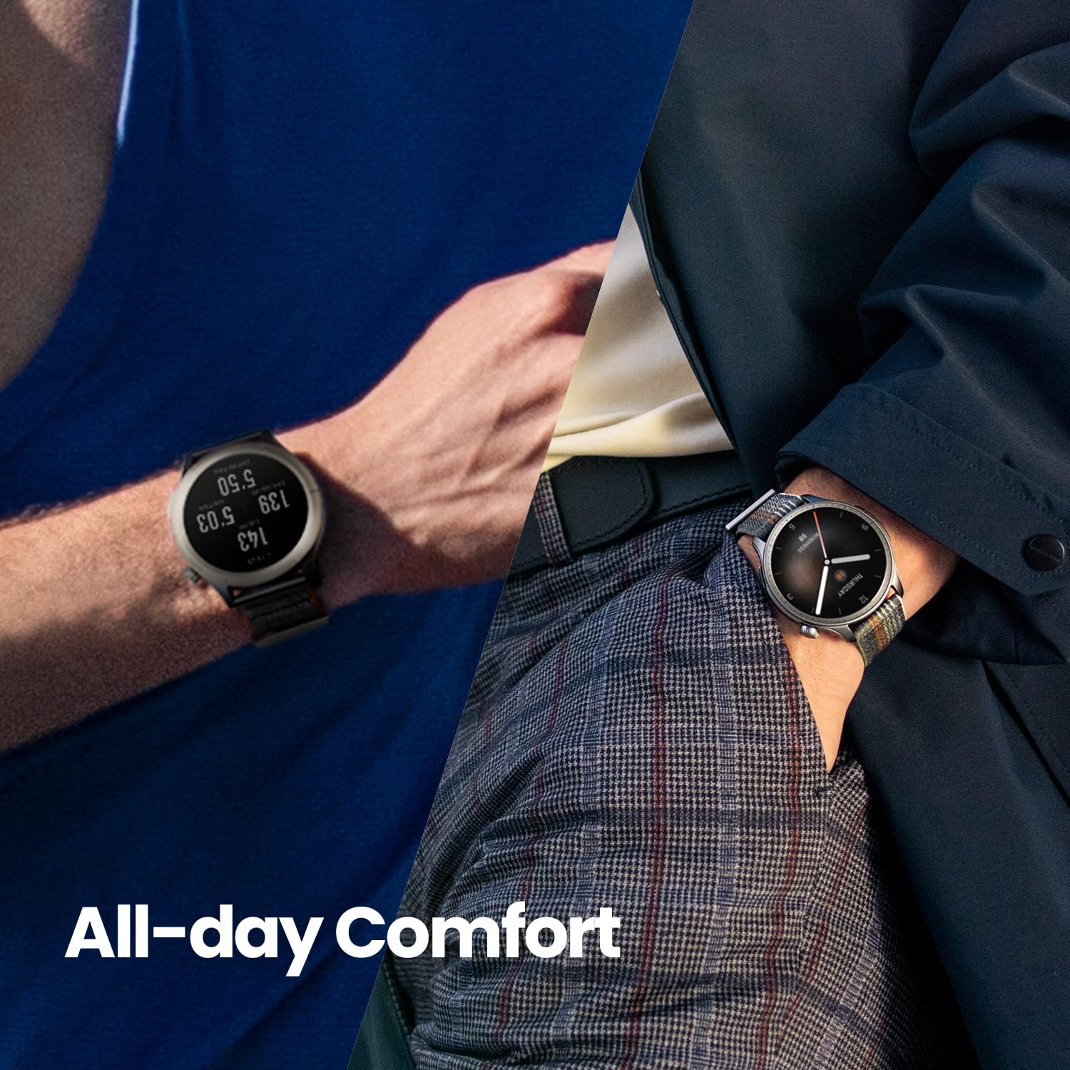 Amazfit Official Smart Watch Bands Replacement, 22Mm Watch Band, Nylon Wristband Strap, Compatible With Balance, Cheetah Pro, Ch