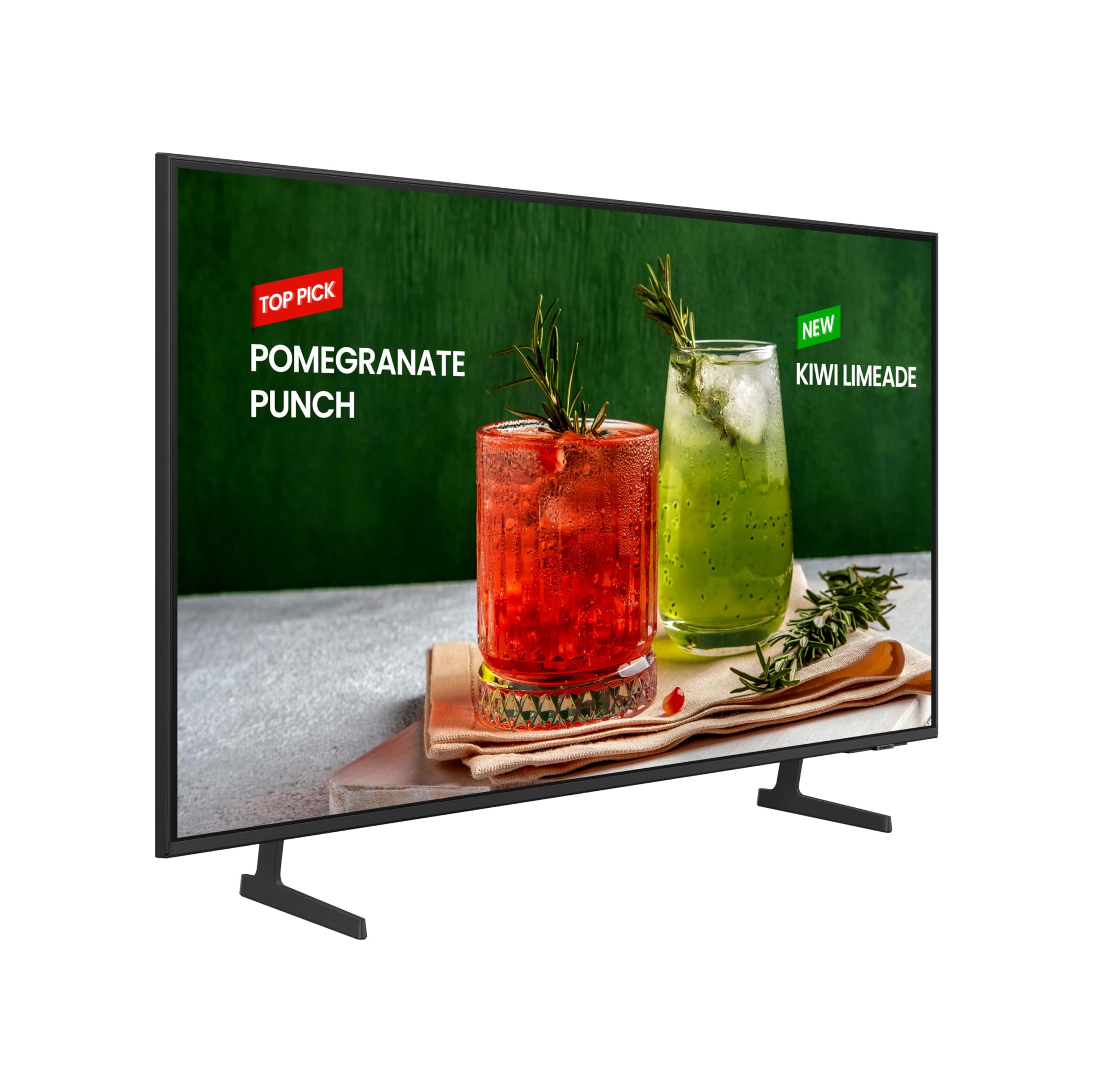 Samsung 65-Inch Class Crystal Uhd 4K Bed-H Series Hdr Business Pro Tv W/ 3-Sided Bezel-Less Slim Design, Use For Digital Signage