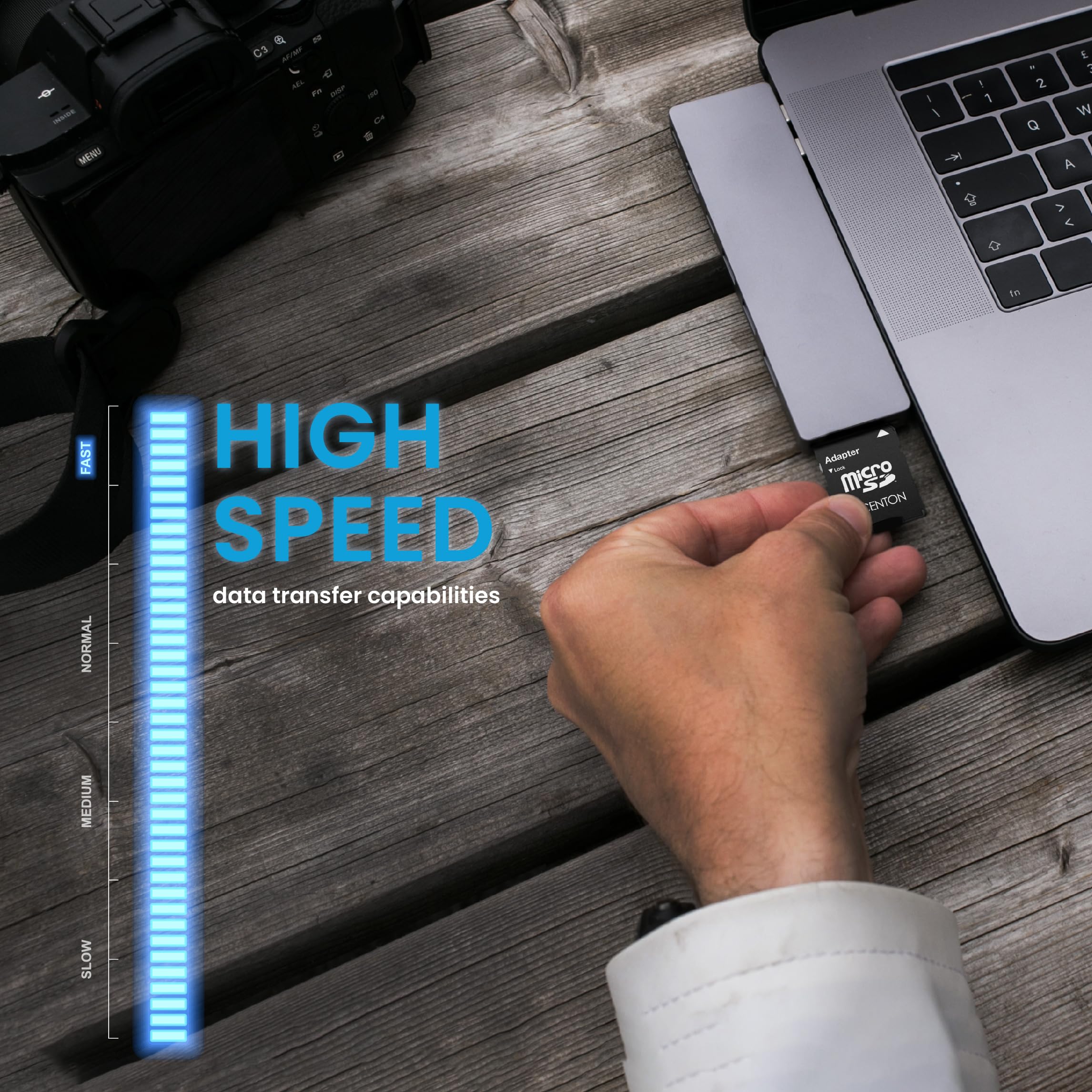 Centon Electronics Micro Sd Card, Uhs I / A1 / V10 / U1 / Class 10 Flash Memory Card For Phones, Tablets, Cameras, And More, 32G