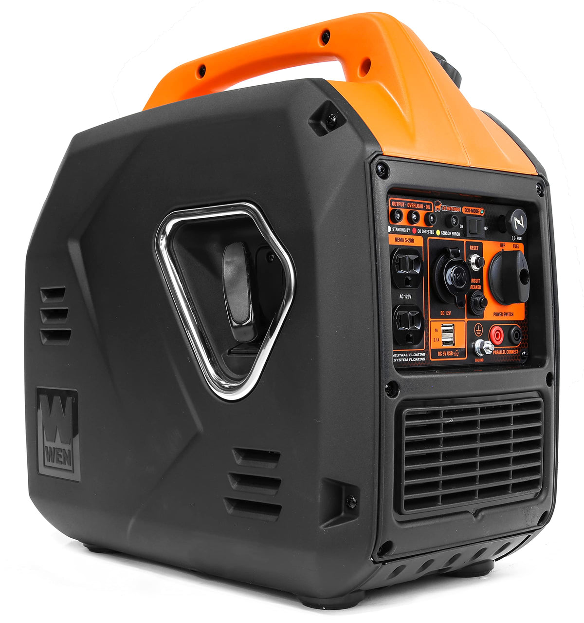 Wen 56235Ix 2350 Watt Portable Inverter Generator With Fuel Shut Off And Co Sensor, Black
