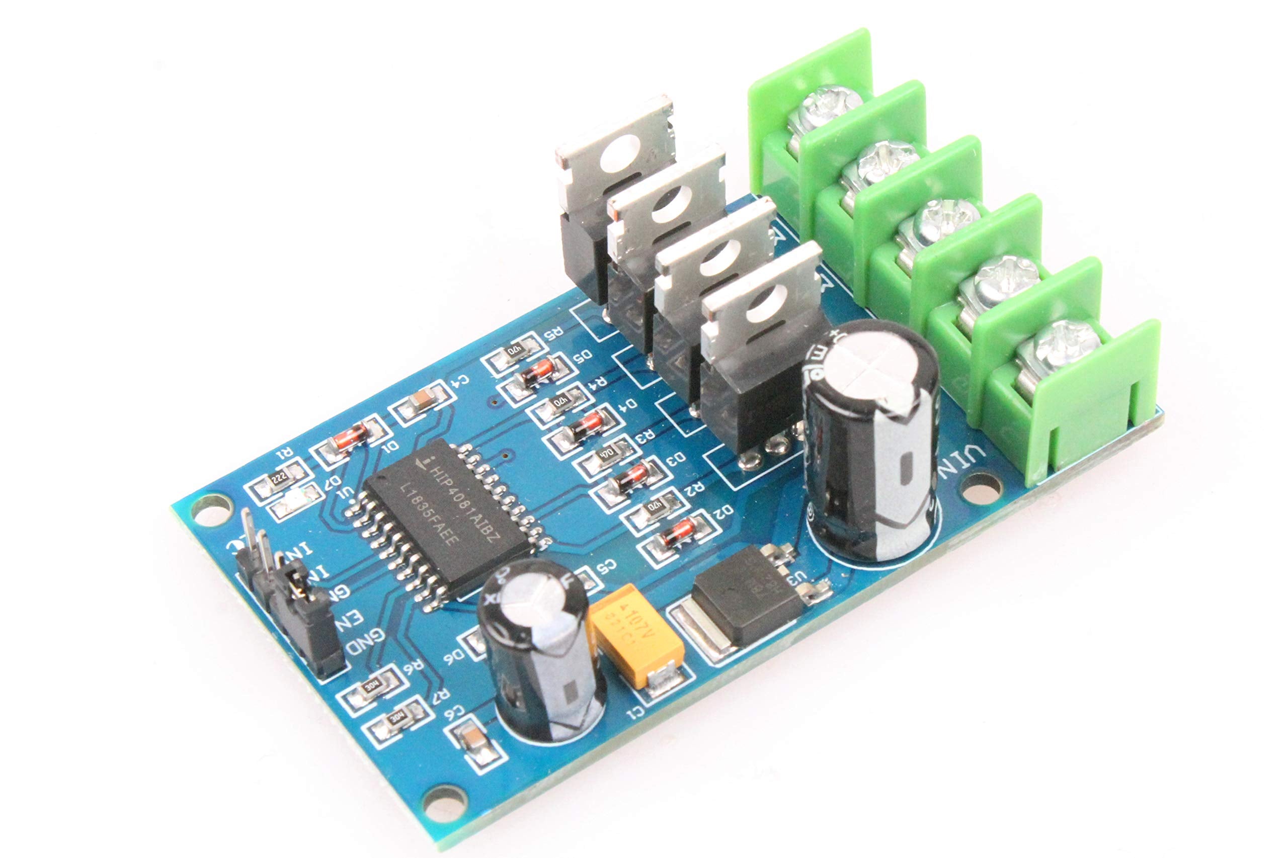 Noyito 170W High Power H Bridge Motor Drive Module 2 Channel Pwm Inputs 0 100% Duty Cycle With Instantaneous Braking Capability