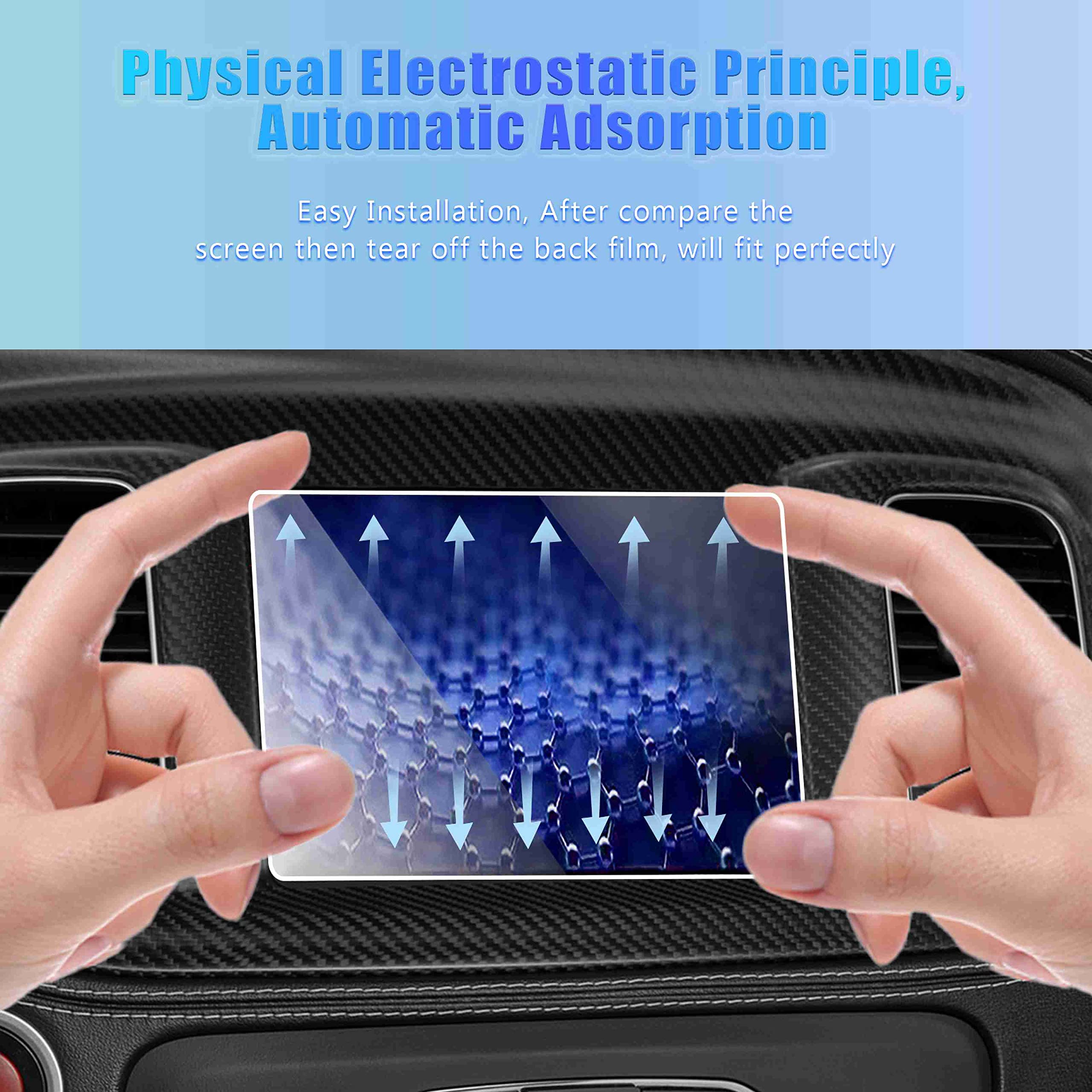 Gfjnfg For 2011 2023 Dodge Charger Screen Protector 8.4 Inch Radio Display 2023 2022 2021 2020 Charger R/T Gt Srt Hellcat Scat P