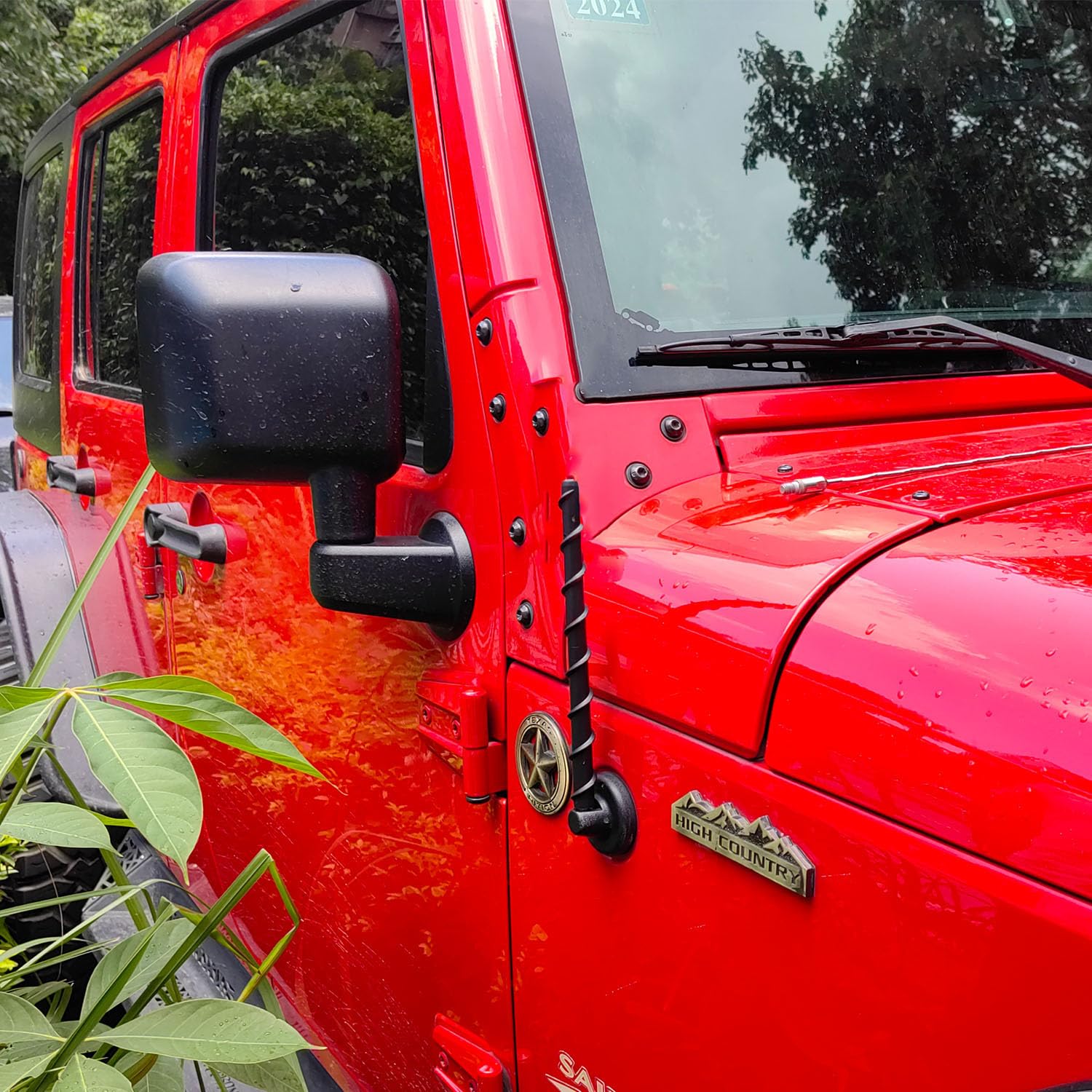 Taygeelery Antenna For Jeep Wrangler Gladiator Jl Jk Jt Rubicon Sahara 2007 2024, Short Jeep Wrangler Unlimited Sport 4Xe Willys