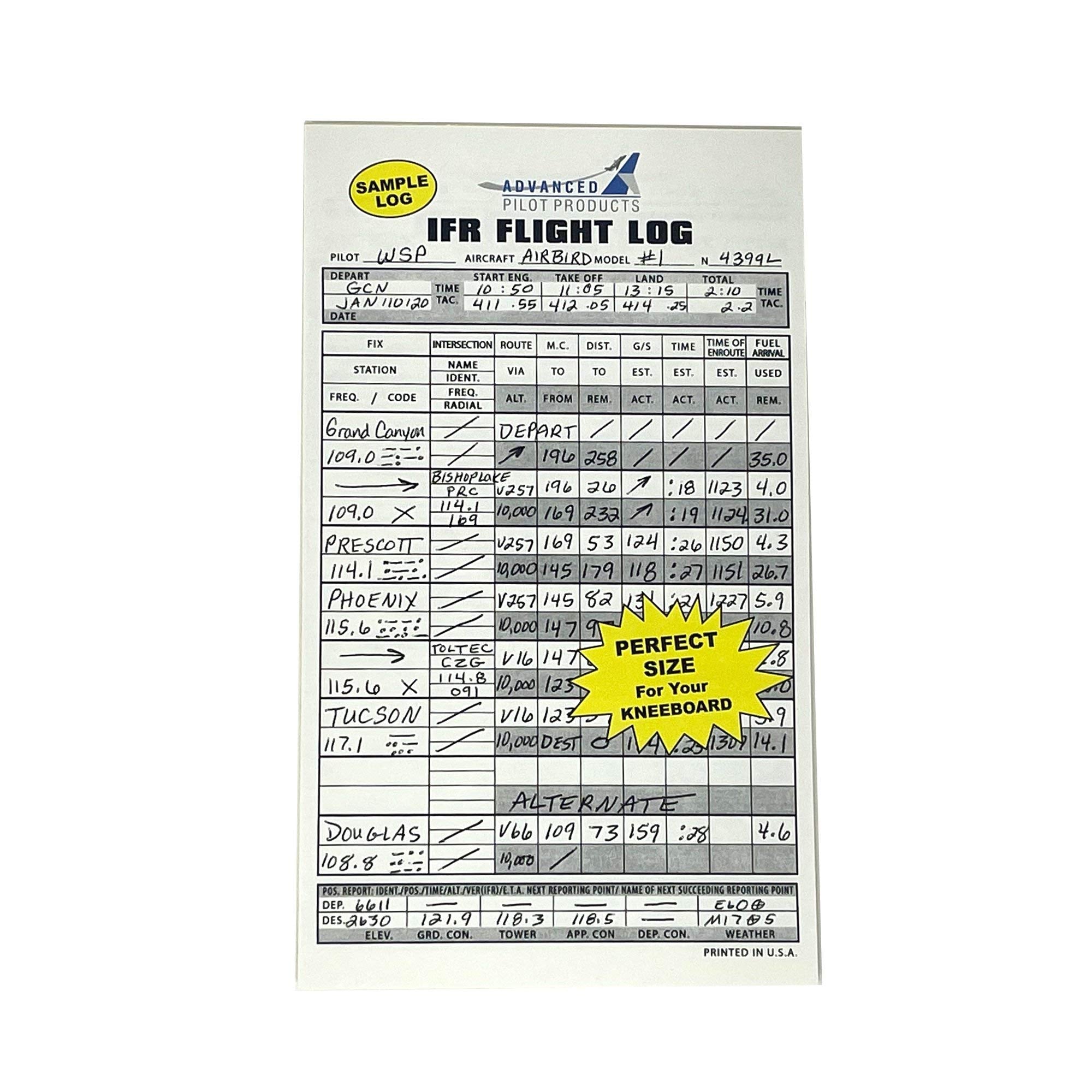 Advanced Pilot Products Ifr Flight Log Pad