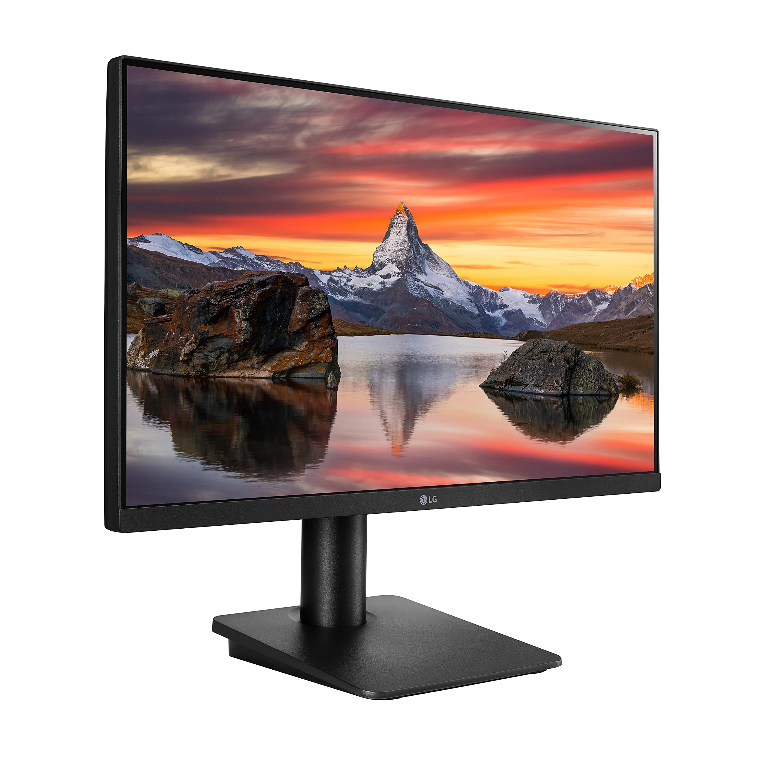Lg 24Mp450 B Monitor 24 Full Hd (1920 X 1080) Ips Display, 3 Side Virtually Borderless Design, Amd Freesync, 5Ms Gtg Response Ti