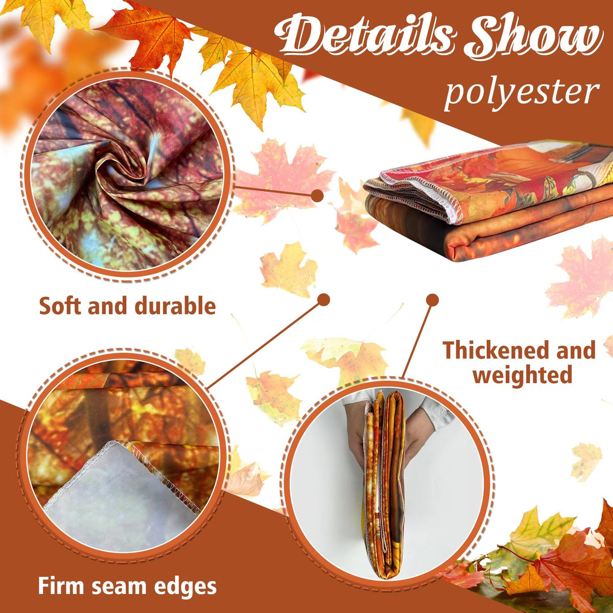 Polyster Fall Fluzimir 7X5Ft Polyester Fall Autumn Photo Backdrop For Photography Au ...