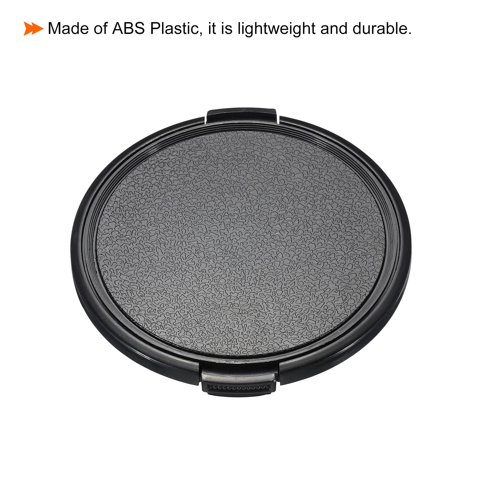 Patikil Camera Lens Cap, 4 Pack Sides Pinch Front Lens Cover With Microfiber Cleaning Cloth For 77Mm Thread Universal Dslr Lense