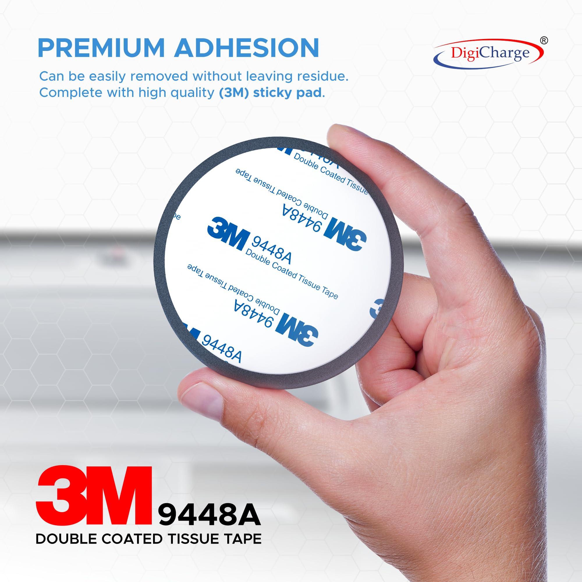 Digicharge 2X Dashboard Disk Pad For All Garmin & Tomtom Gps Dashboard Disk Suction Mount Garmin Drive Drivesmart Driveassist Nu