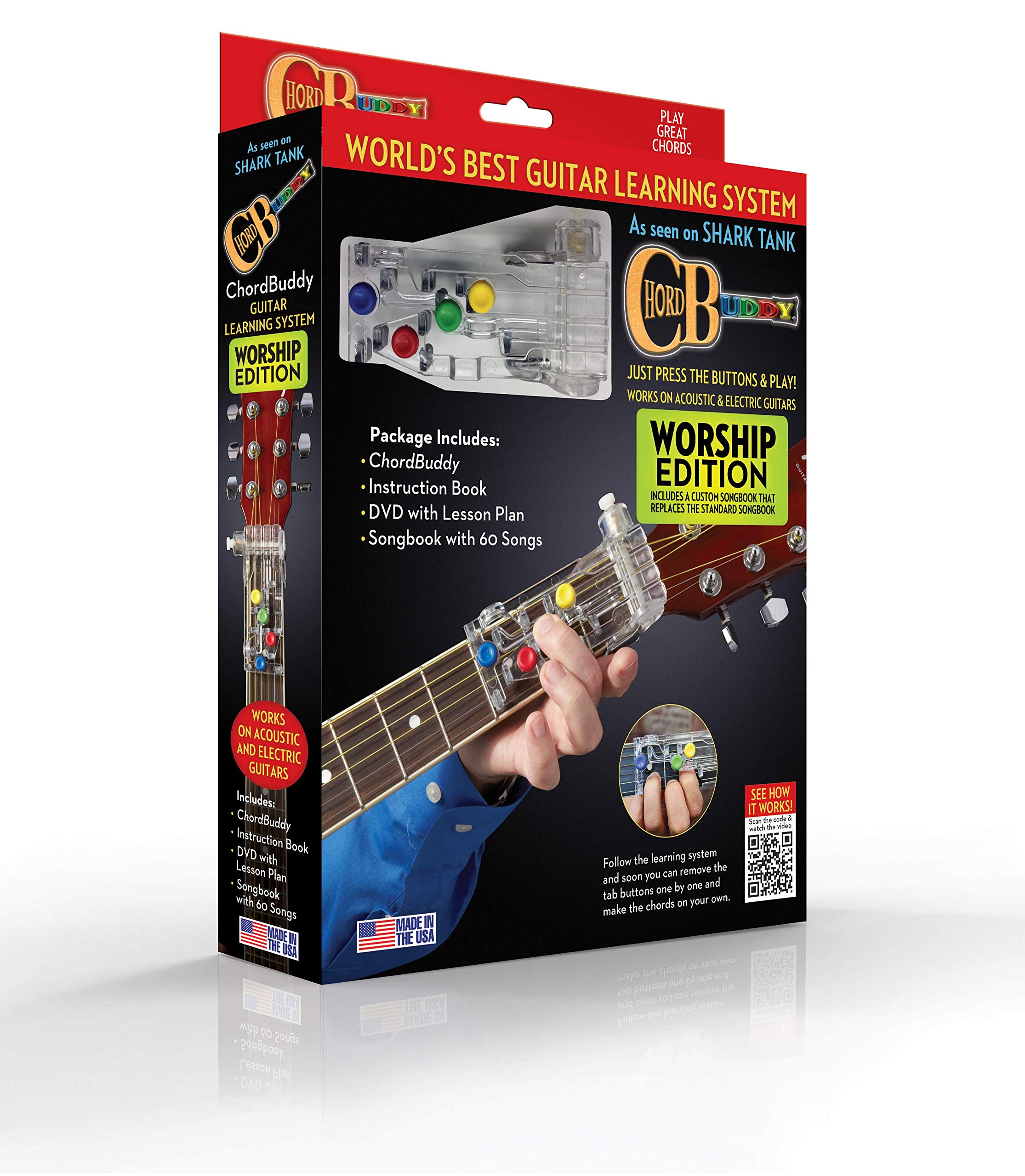 Chord Buddy 124638 Guitar Learning System, Worship Edition