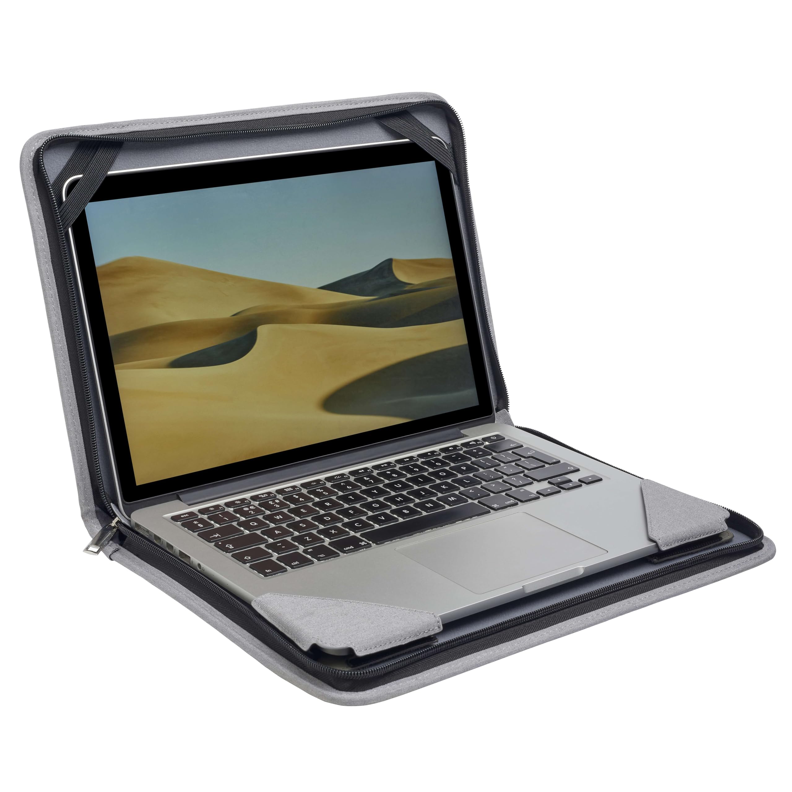 Broonel   Contour Series   Grey Heavy Duty Leather Protective Case   Compatible With Lg Gram 16 16Z90R K.Aa78A1 16'' Laptop