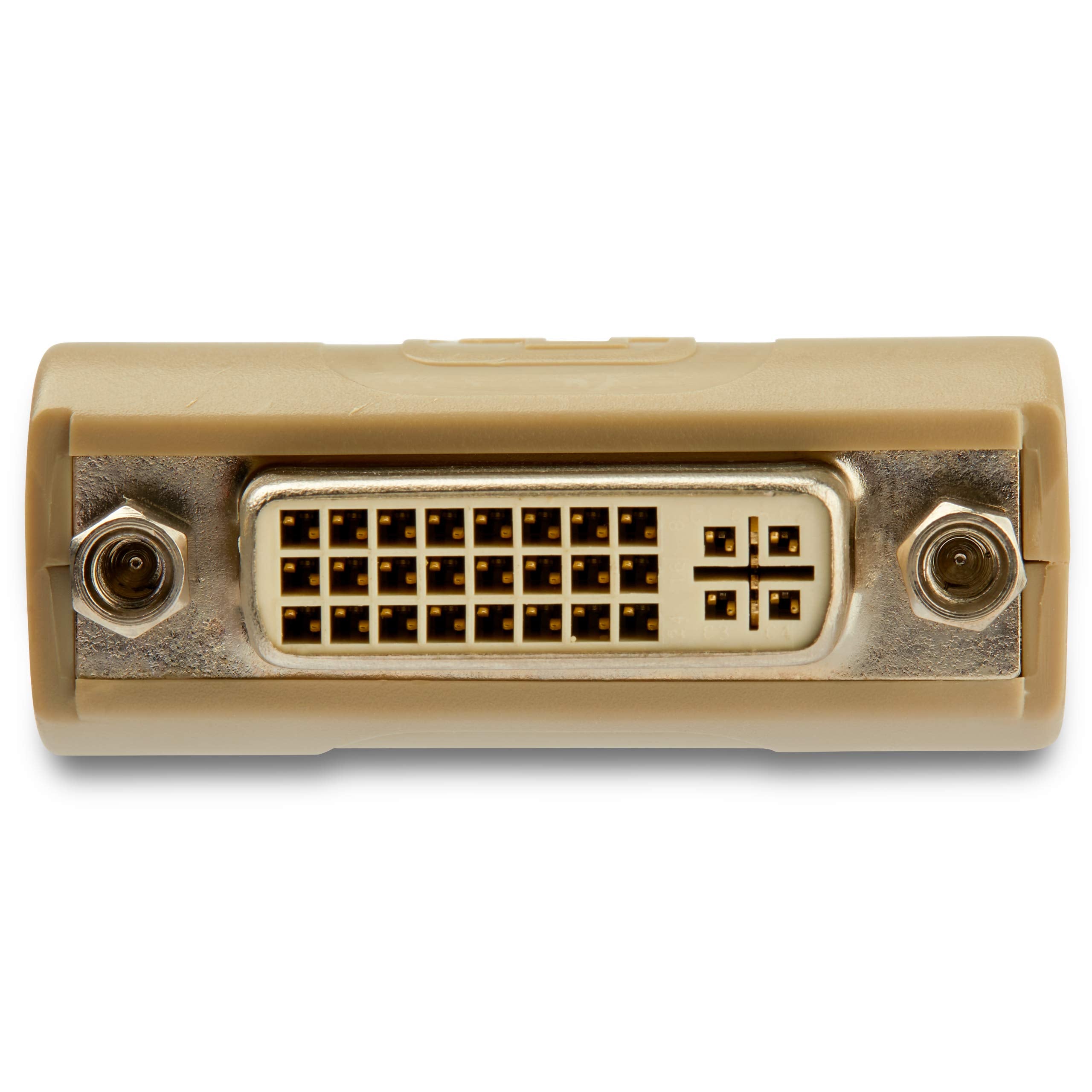 Startech.Com Dvi I Coupler / Gender Changer   F/F   Dvi Gender Changer   Dvi I (F) To Dvi I (F)   Gcdviiff,Beige