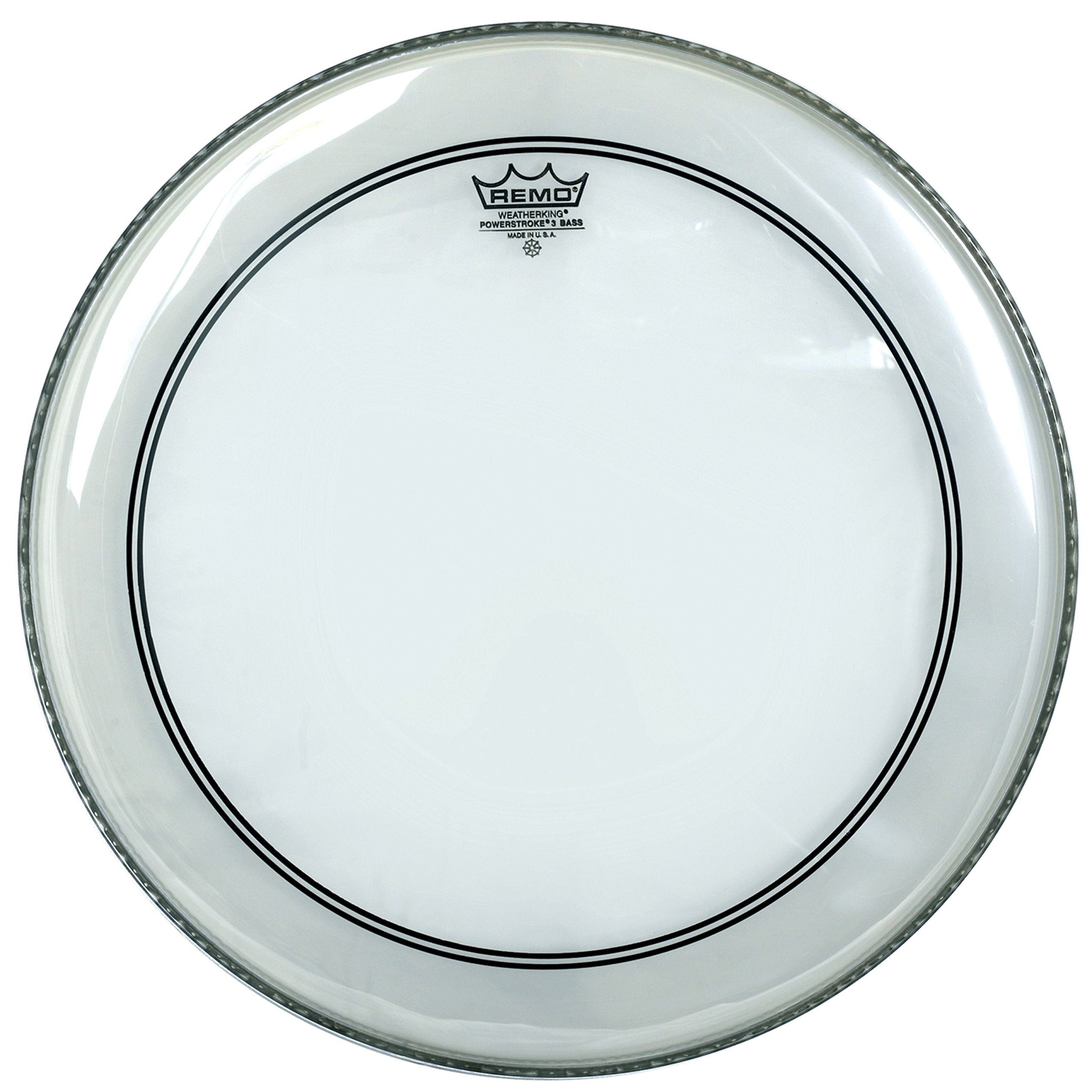 Remo Powerstroke P3 Clear Bass Drumhead, 20
