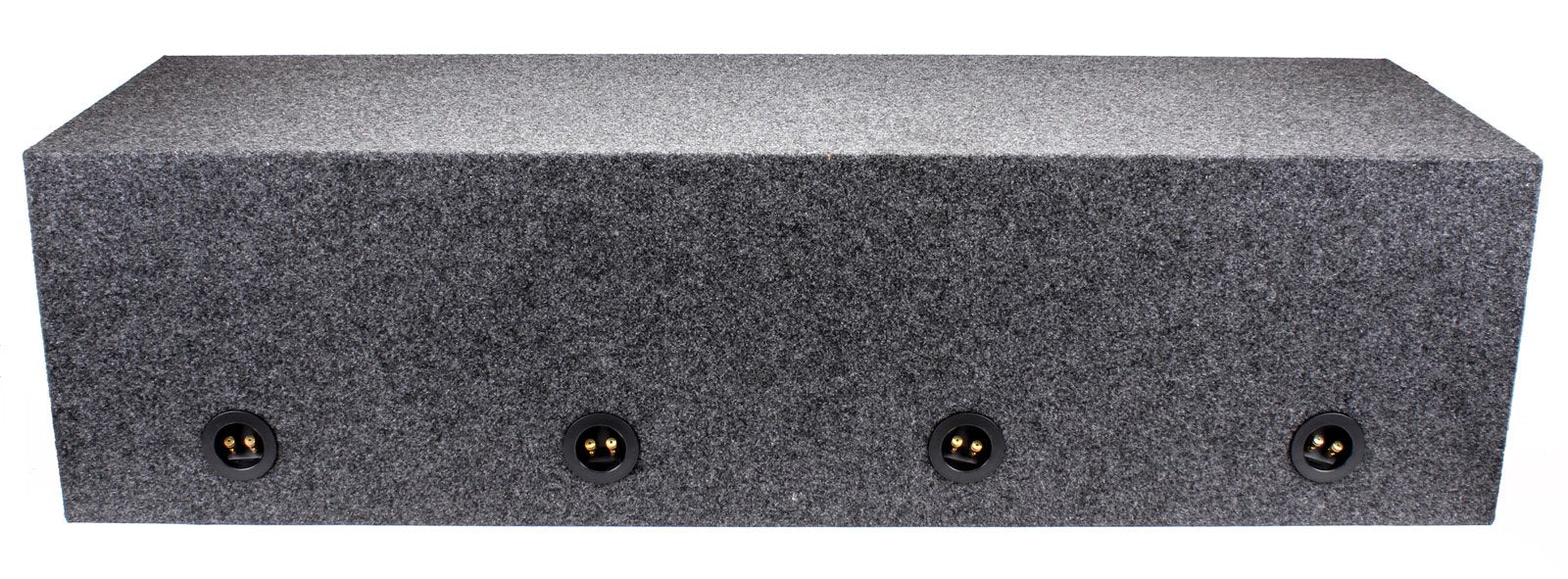 Q Power HD12 4HOLE Heavy Duty Quad 12" Sealed Subwoofer Enclosure Box