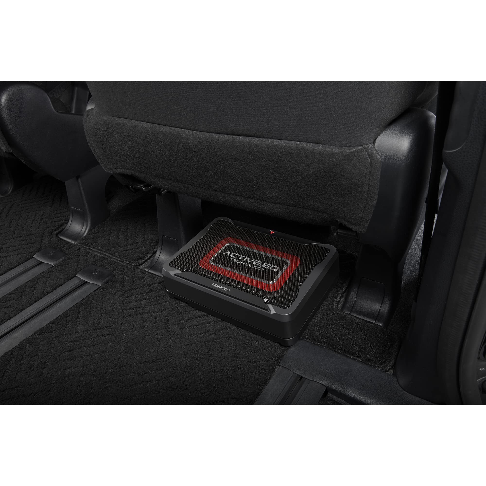 Kenwood Ksc-Psw7Eq Active Compact Subwoofer With Active Eq (160 Watt Output Power, Class-D Amplifier, Aluminium Housing, Cable R