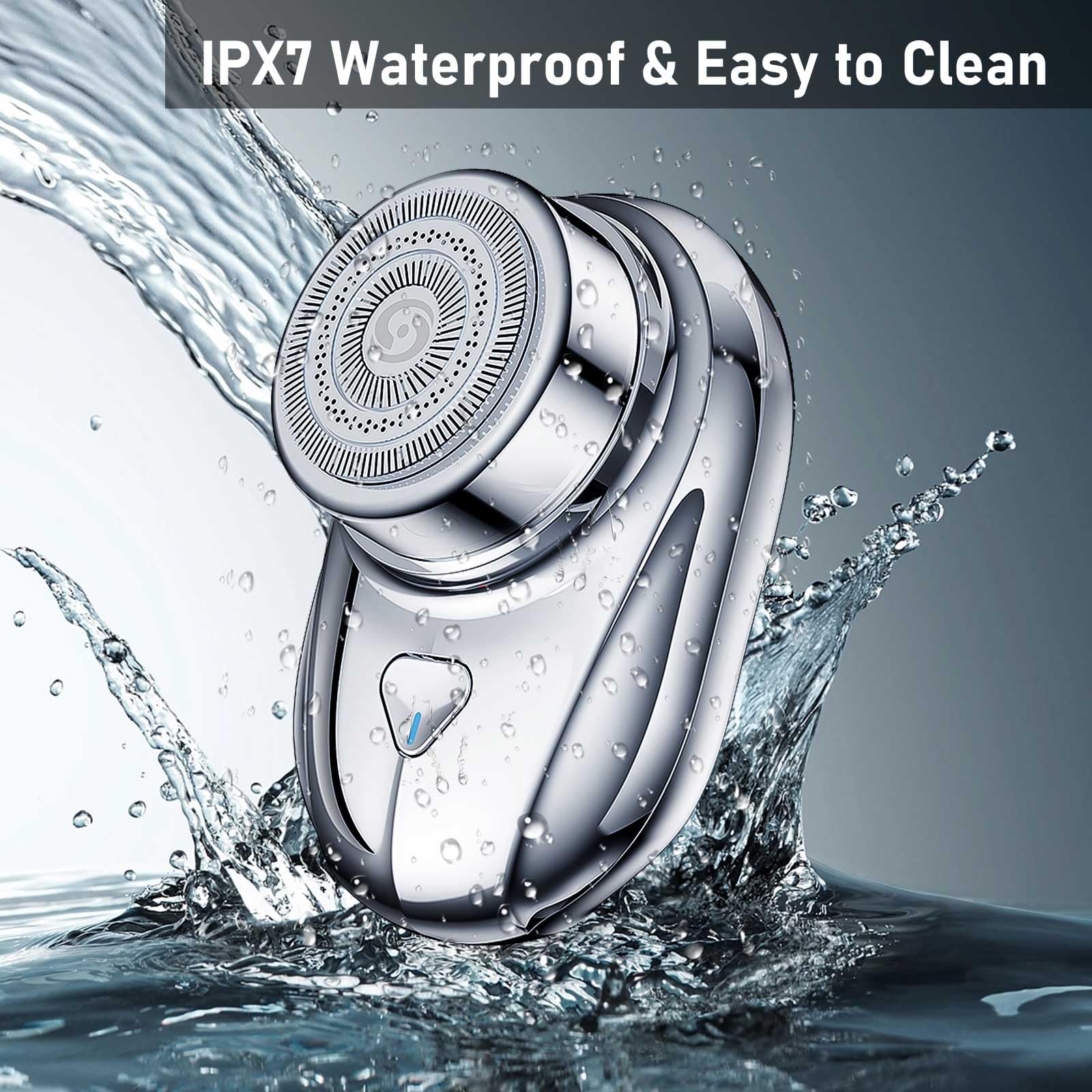 Oynupikr Mini Electric Shaver, Mini Portable Shaver, Electric Razor For Men, Usb Rechargeable Waterproof Shaver For Travel Offic