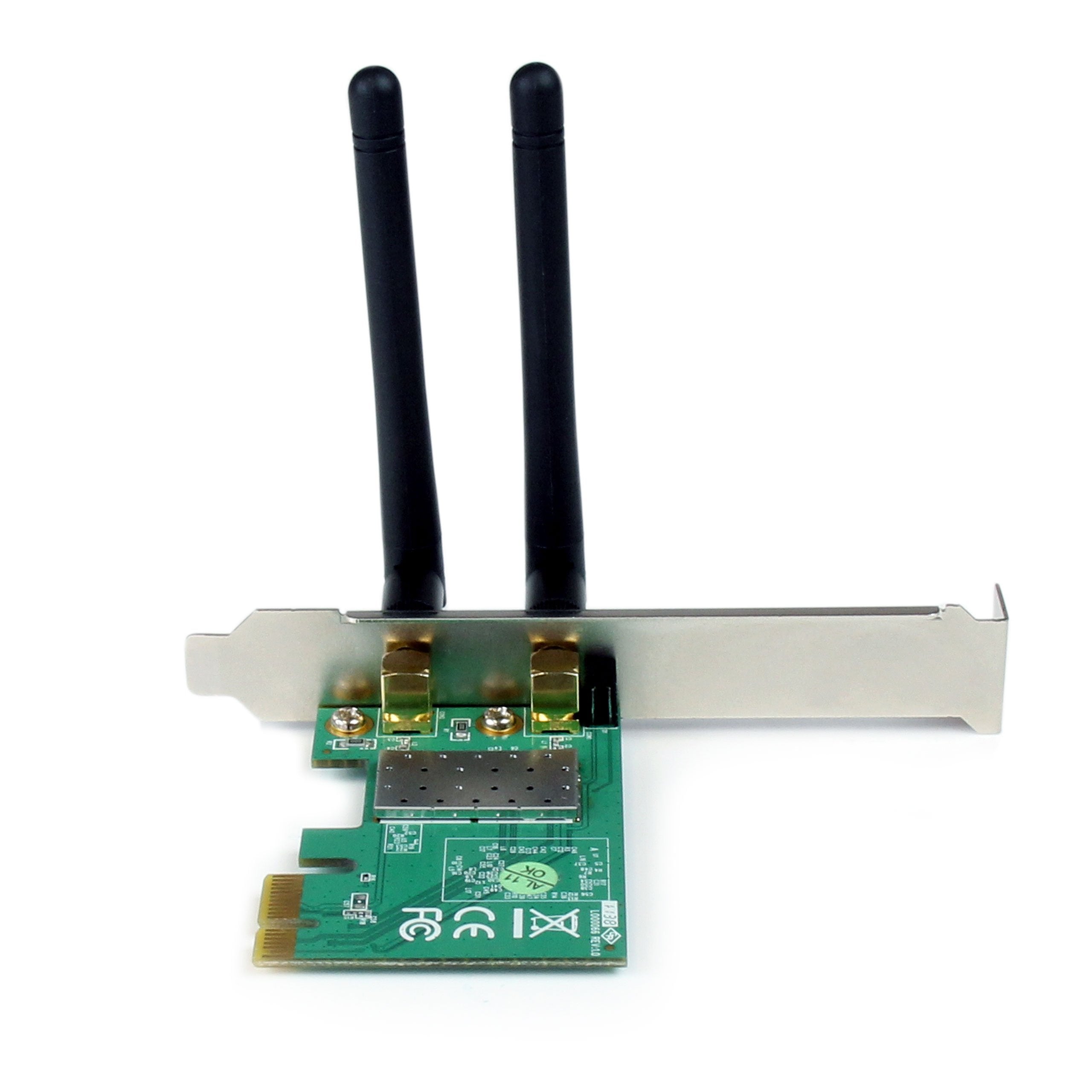 Startech.Com Pci Express Wireless N Card   300 Mbps Pcie 802.11 B/G/N Network Adapter Card   2T2R 2.2 Dbi   Pcie Wireless Deskto