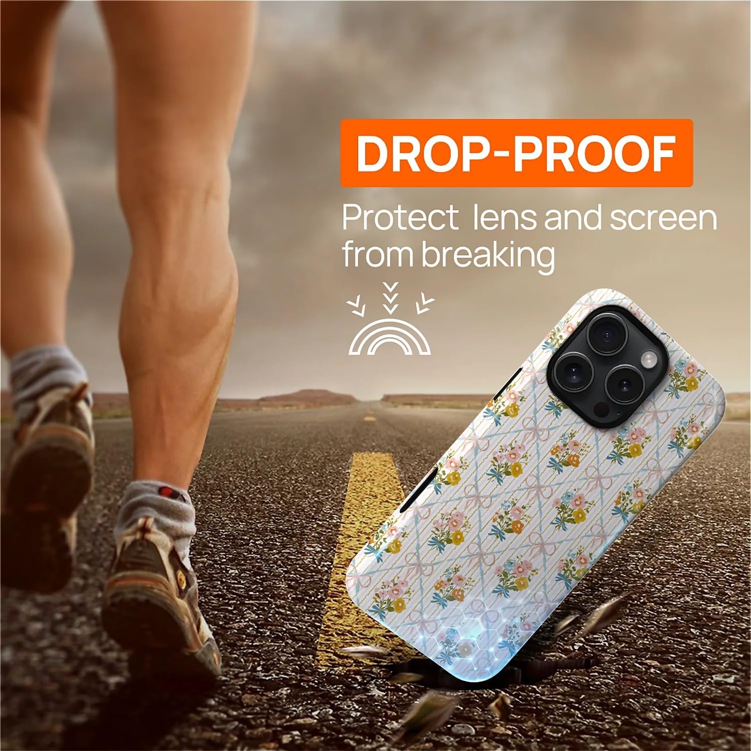 Ilikediy For Iphone 16 Pro Max Case [Compatible With Magsafe] Pattern Design Case For Women Girls Hybrid 2 Layer Hard Shell Sili