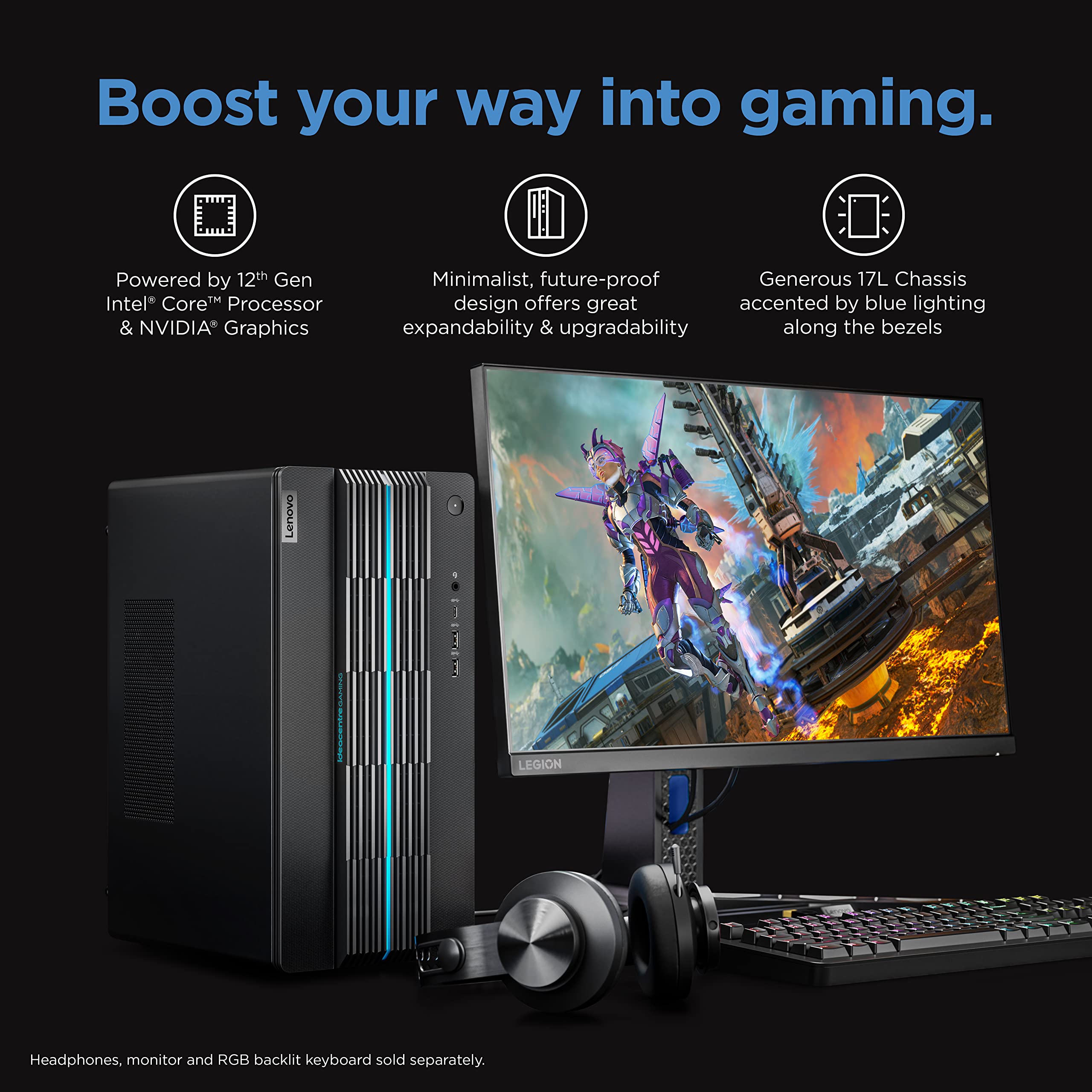 Lenovo Ideacentre Gaming 5I   2022   Gaming Desktop   Nvidia Geforce Rtx 3060   Intel I5 12400 16Gb Ram   1Tb Hdd + 512Gb Ssd