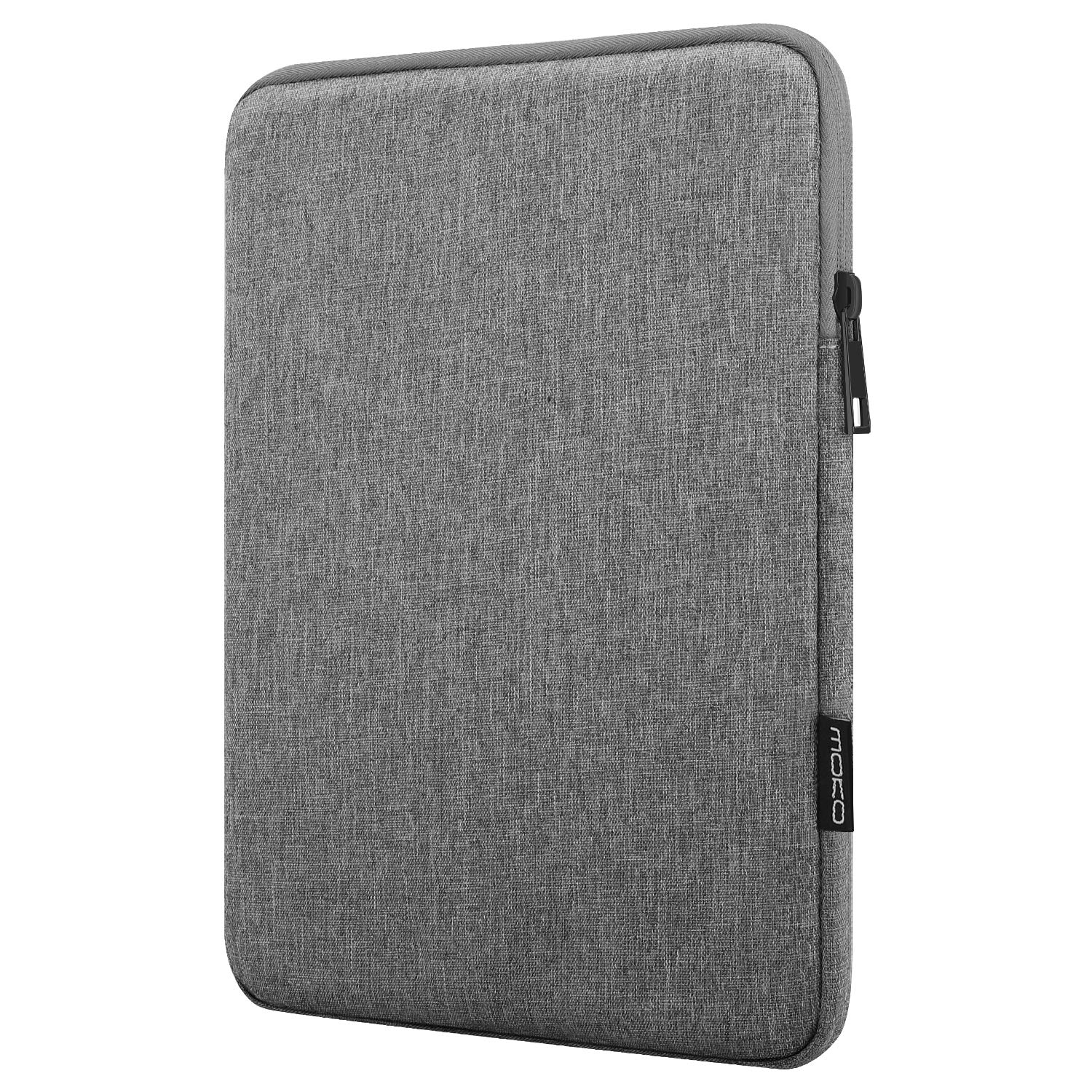 MoKo 7 8 Inch Tablet Sleeve Bag, Polyester Pouch Cover Case Fits iPad Mini (A17 Pro) 8.3' 2024, iPad Mini 6/5/4/3/2/1, Samsung Galaxy Tab S2 8.0, Tab A 8.0, ZenPad Z8s 7.9,Light Gray