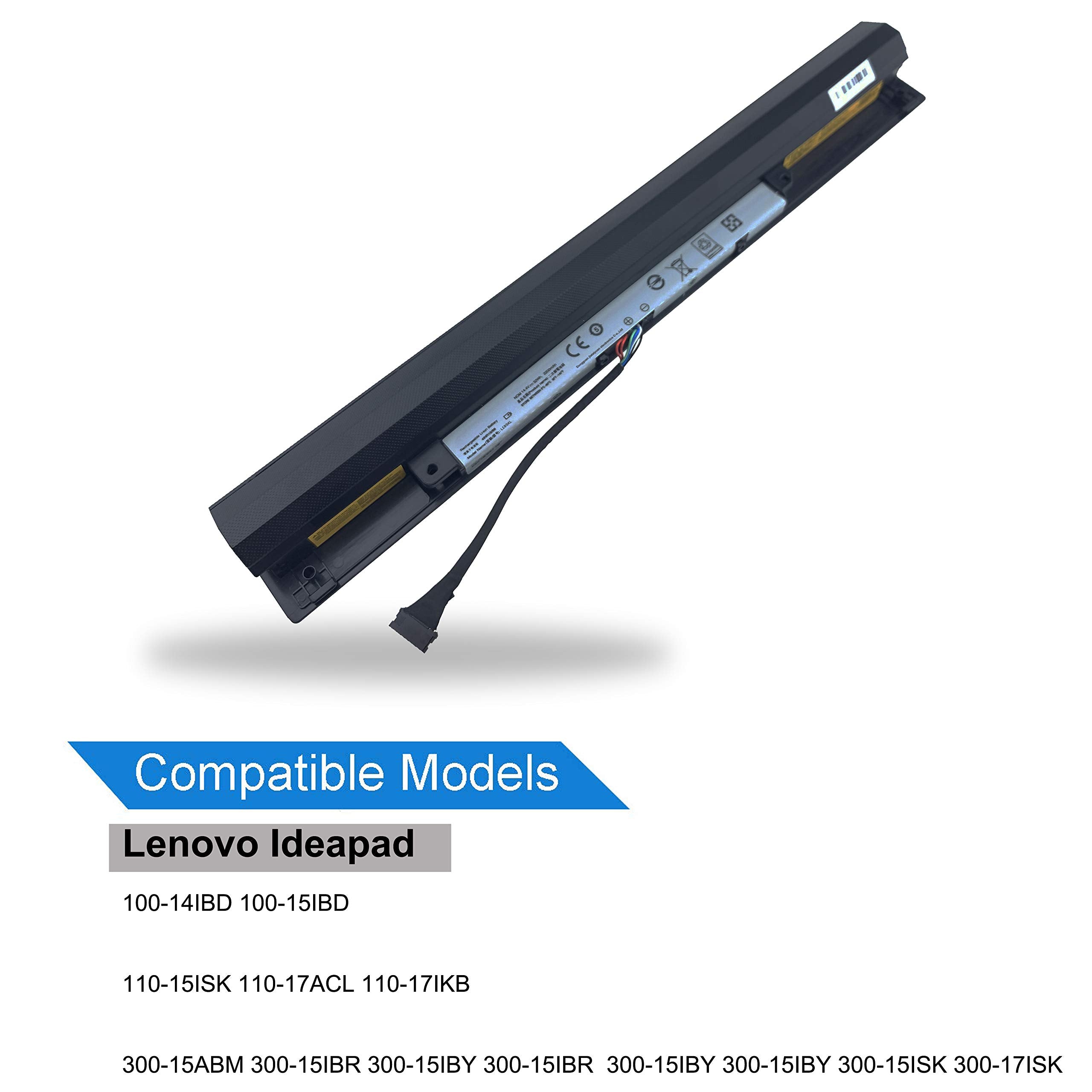 Emaks L15L4E01 Battery L15L4A01 For Lenovo Ideapad 100 14Ibd 100 15Ibd 110 15Isk 110 17Acl 110 17Ikb 300 15Abm 300 15Ibr 300 15I