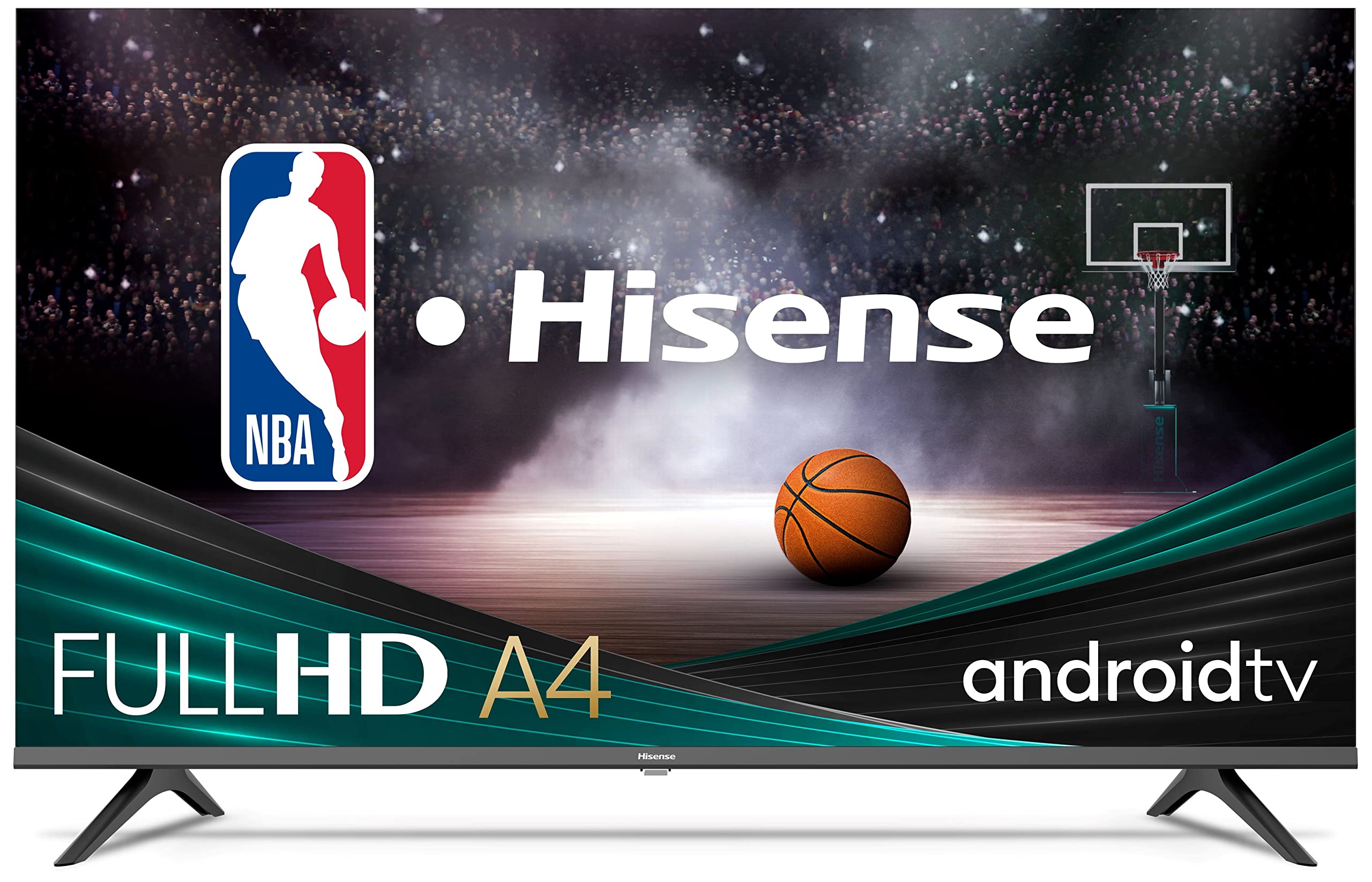 Hisense A4 Series 32 Inch Fhd 1080P Smart Android Tv With Dts Virtual X, Game & Sports Modes, Chromecast Built In, Alexa Compati