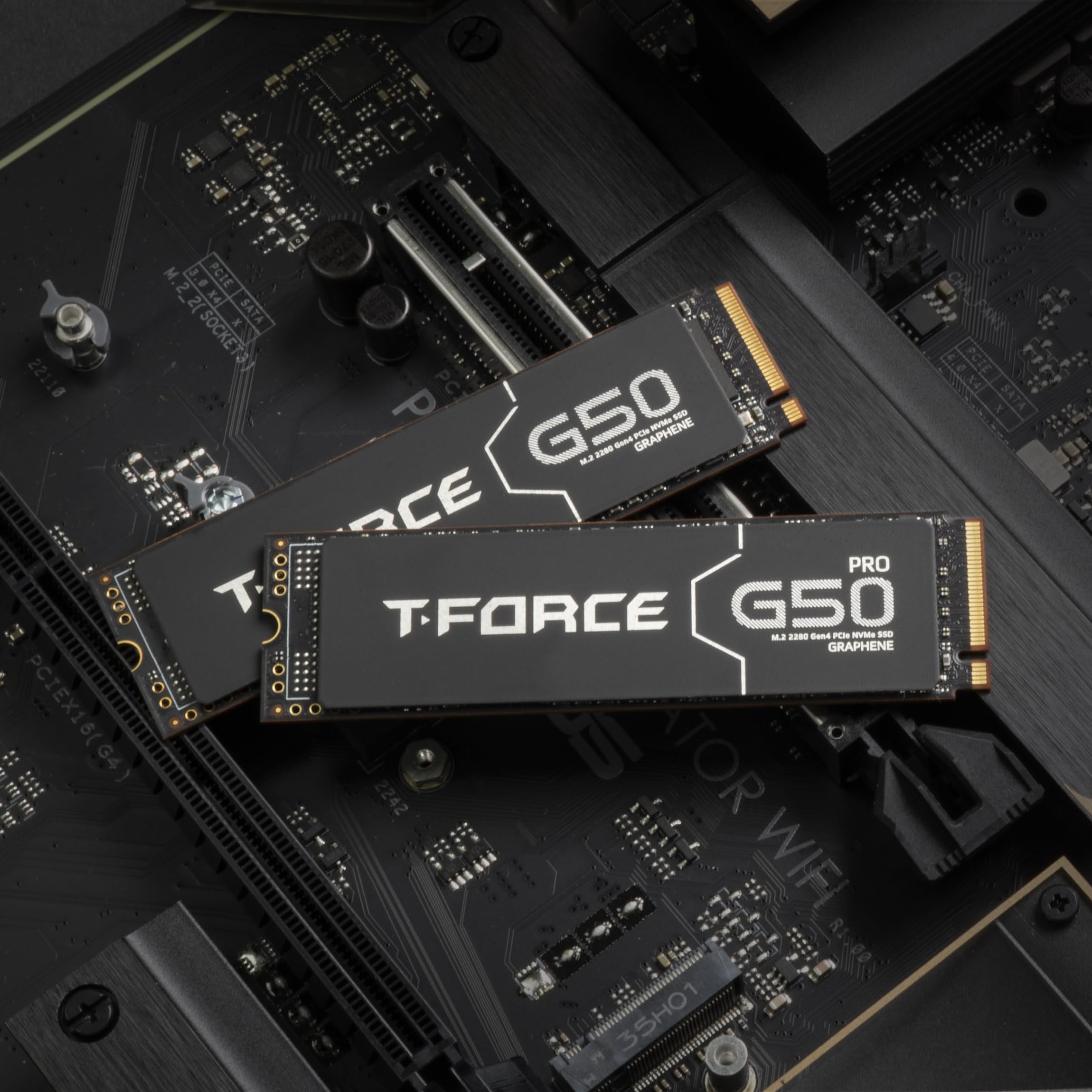 Teamgroup T Force G50 1Tb Slc Caching 3D Tlc Nand Nvme Innogrit Pcie Gen4X4 M.2 2280 Gaming Ssd With Ultra Thin Graphene Heat Sp