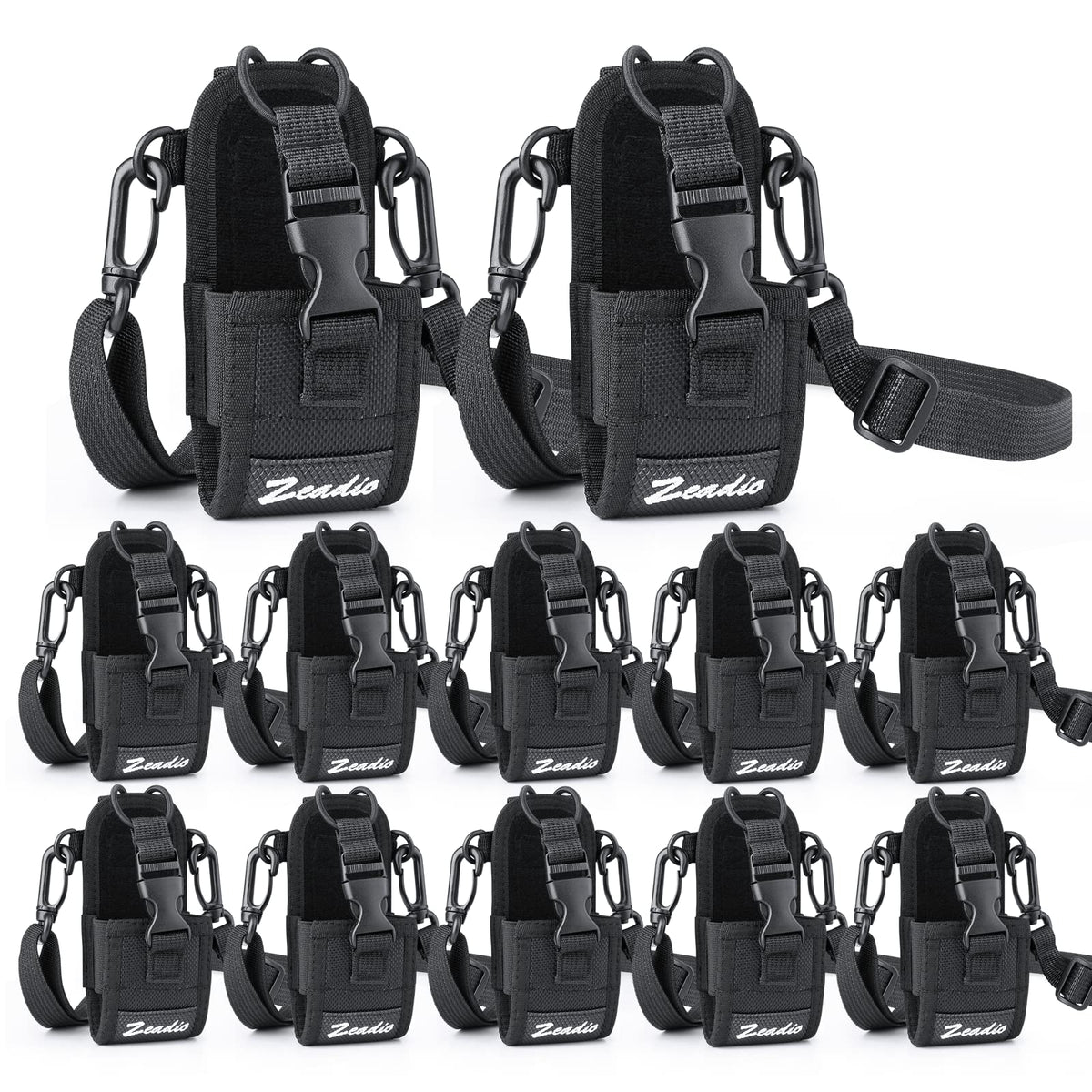 Zeadio Multi Function Pouch Case Holder For Gps Phone Two Way Radio, 12 Pack, Znc 20D