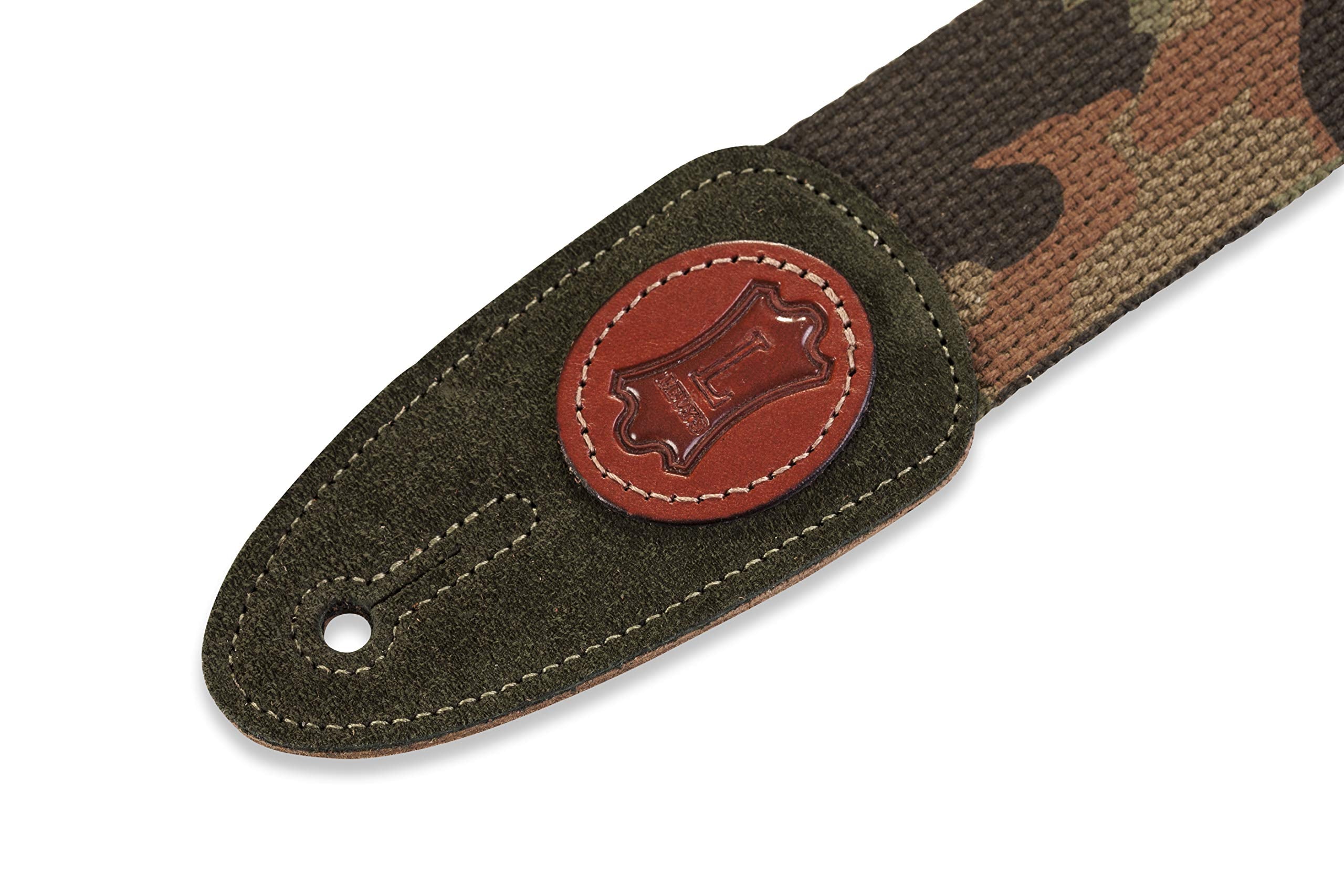 Levy'S Leathers Mssc8 Cam Signature Series Cotton Guitar Strap, Camouflage