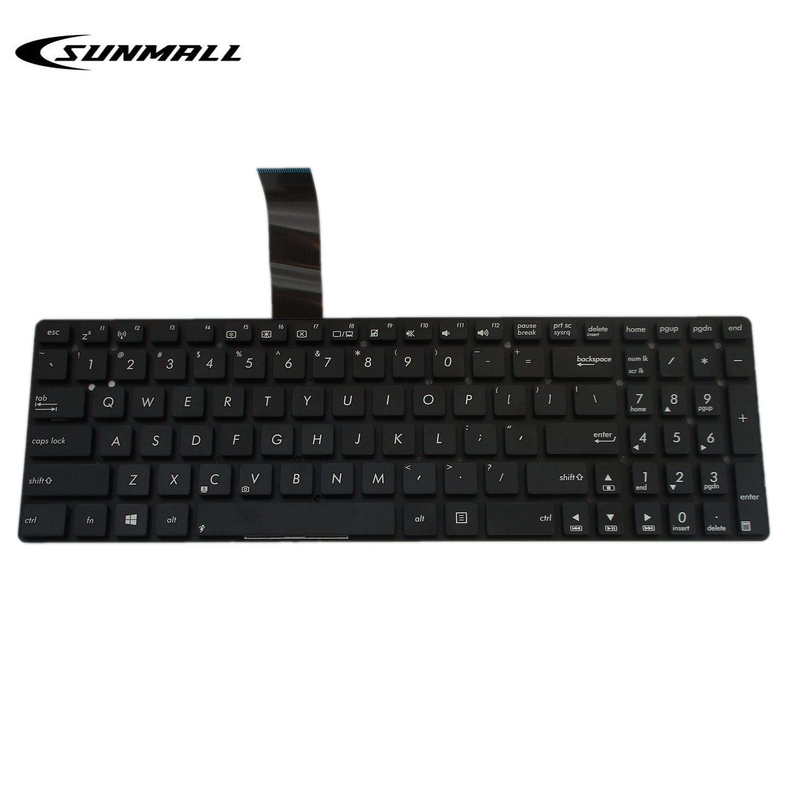 Sunmall Keyboard Replacement Compatible With Asus K55 K55A K55V K55De K55Vd K55Vj K55Vm K55Xi K55Vs R500V R500Vd R500Vs F751Lk F