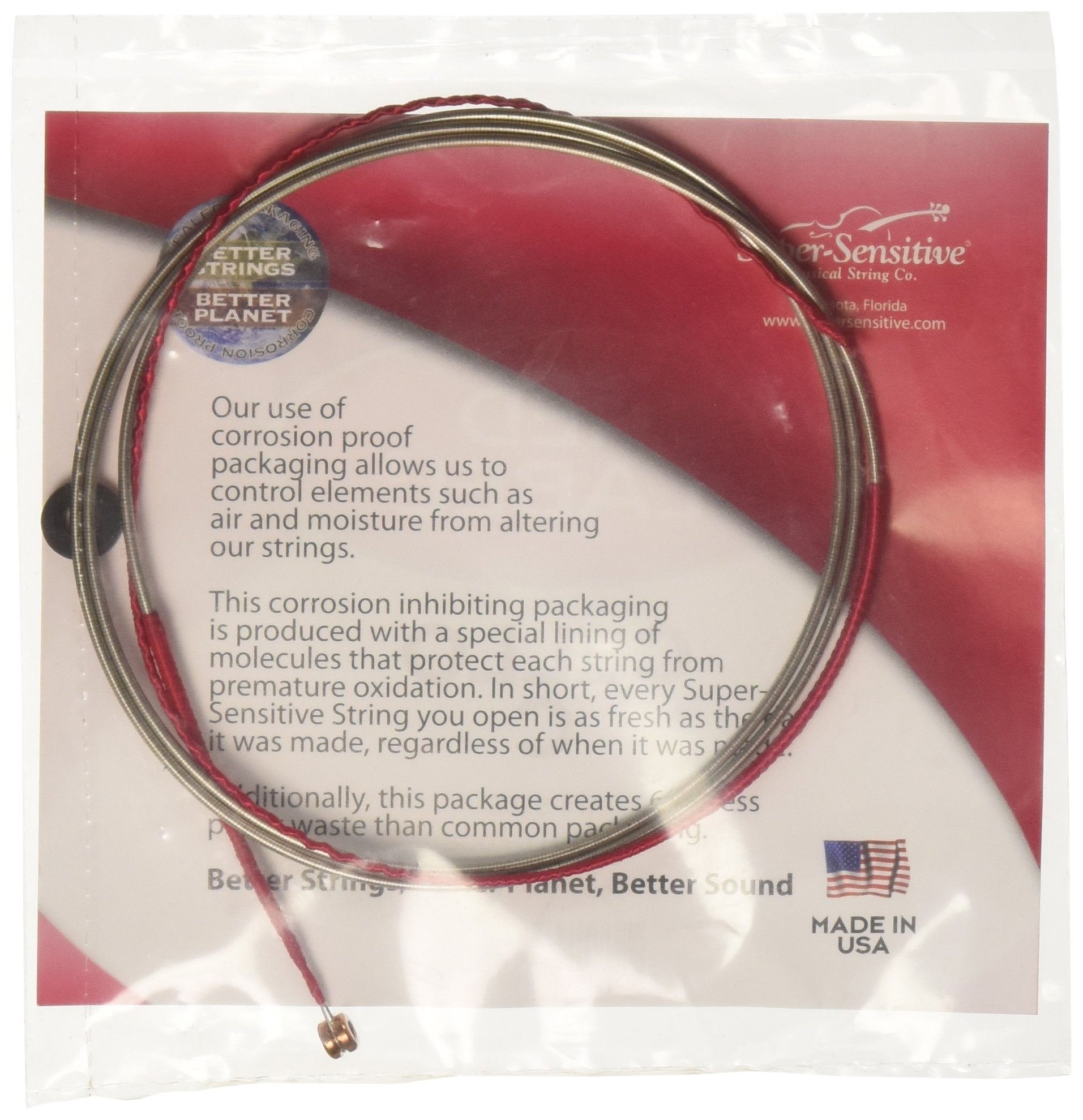 Super Sensitive Red Label Cello C String 4/4 Medium