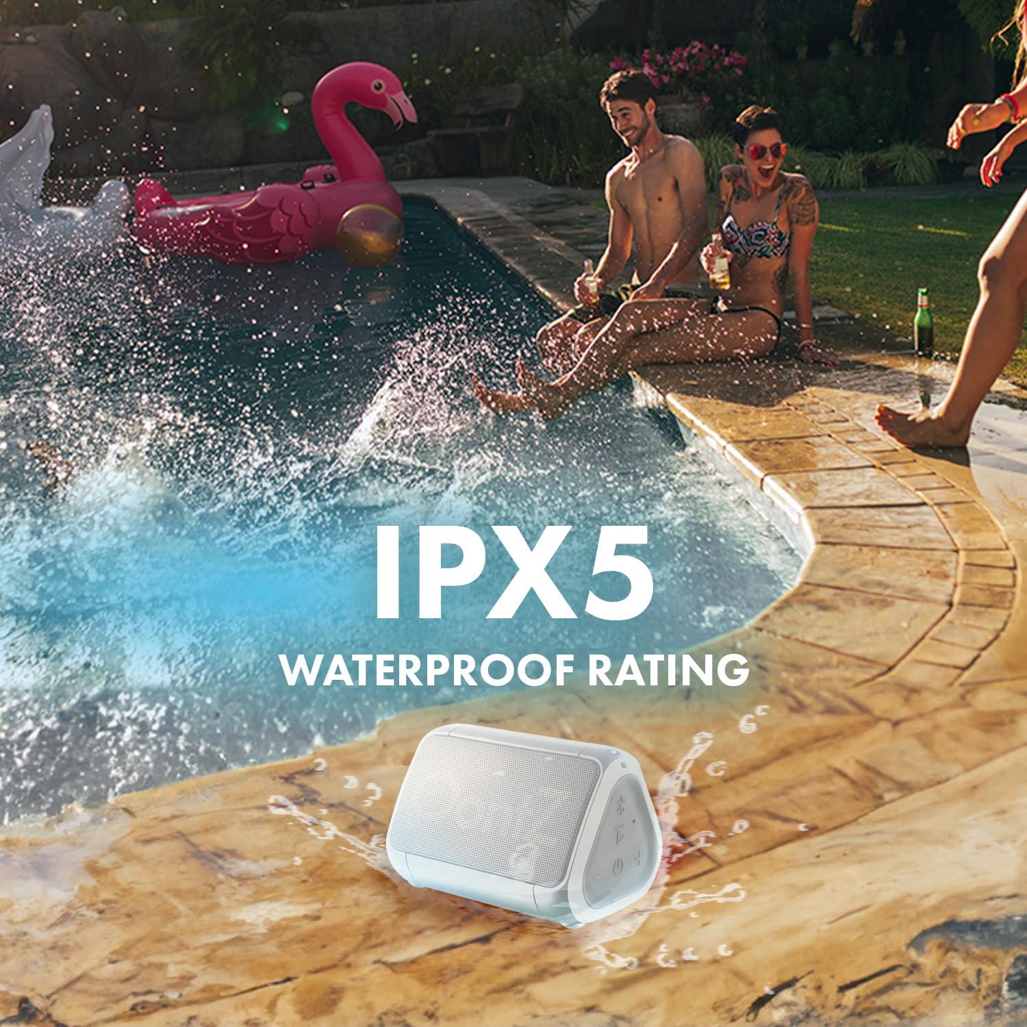 Cambridge Soundworks Oontz Solo Bluetooth Speaker, 5 Watts Bluetooth 5.4 Mini Speaker, Up To 100 Unobstructed Feet Wireless Rang