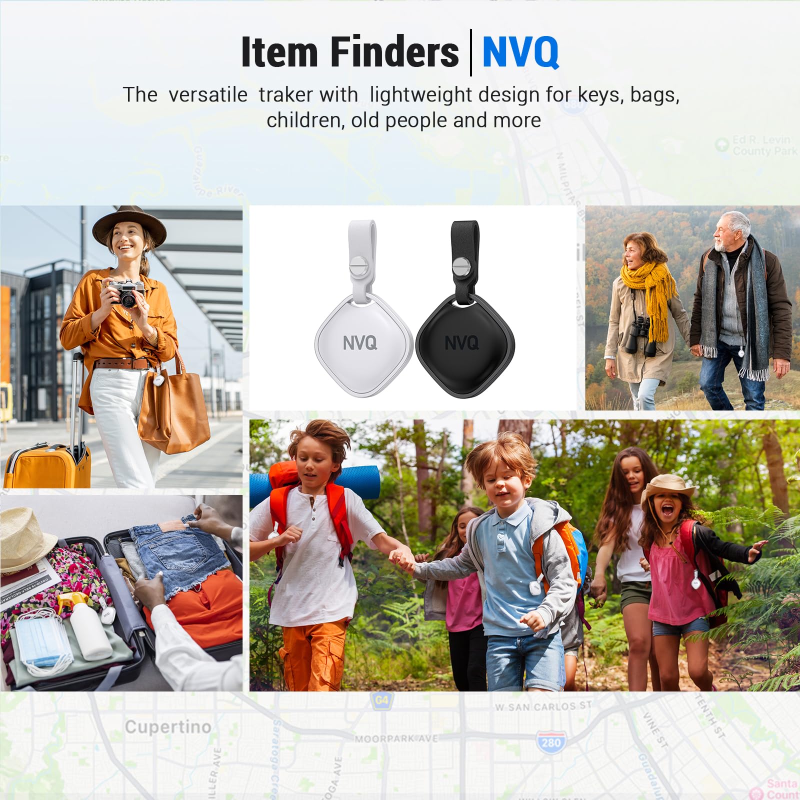 Key Finder, Bluetooth Tracker Locator Pairs With Apple Find My (Ios Only), Item Finder For Keys,Wallet,Pets,Bag,Backpack And Sui