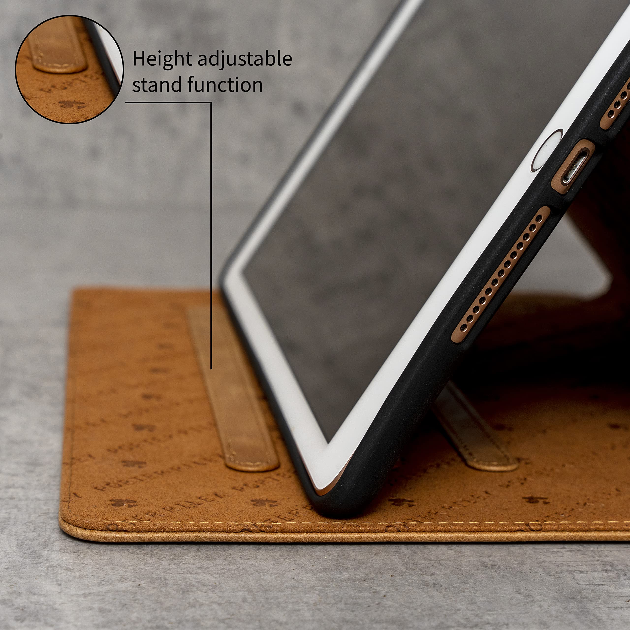 Porter Riley   Leather Case For Ipad 10Th Generation (10.9') 2022 Model. Premium Genuine Leather Stand/Cover/Flip Case (Tan)